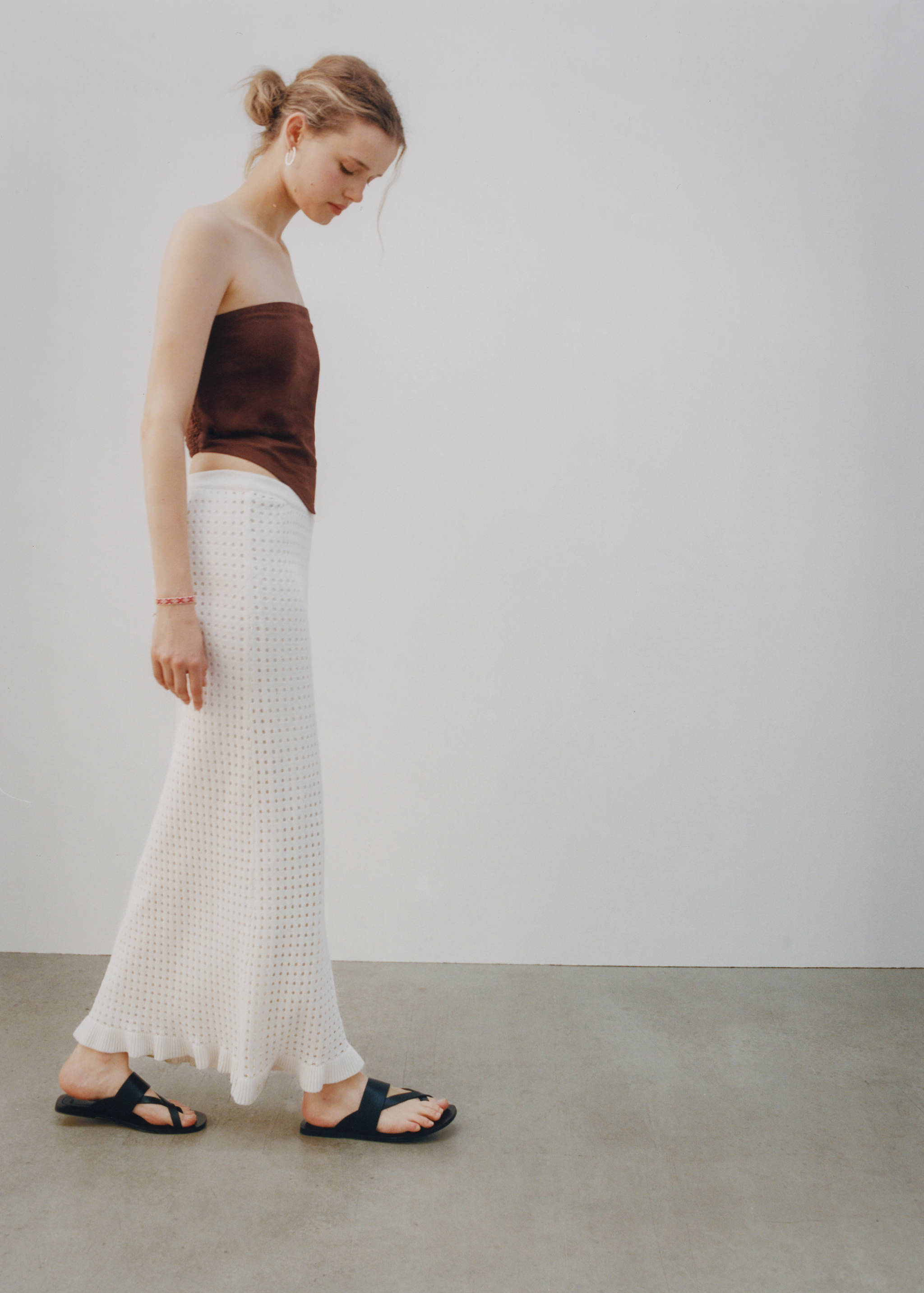 Long knitted skirt - Details of the article 5