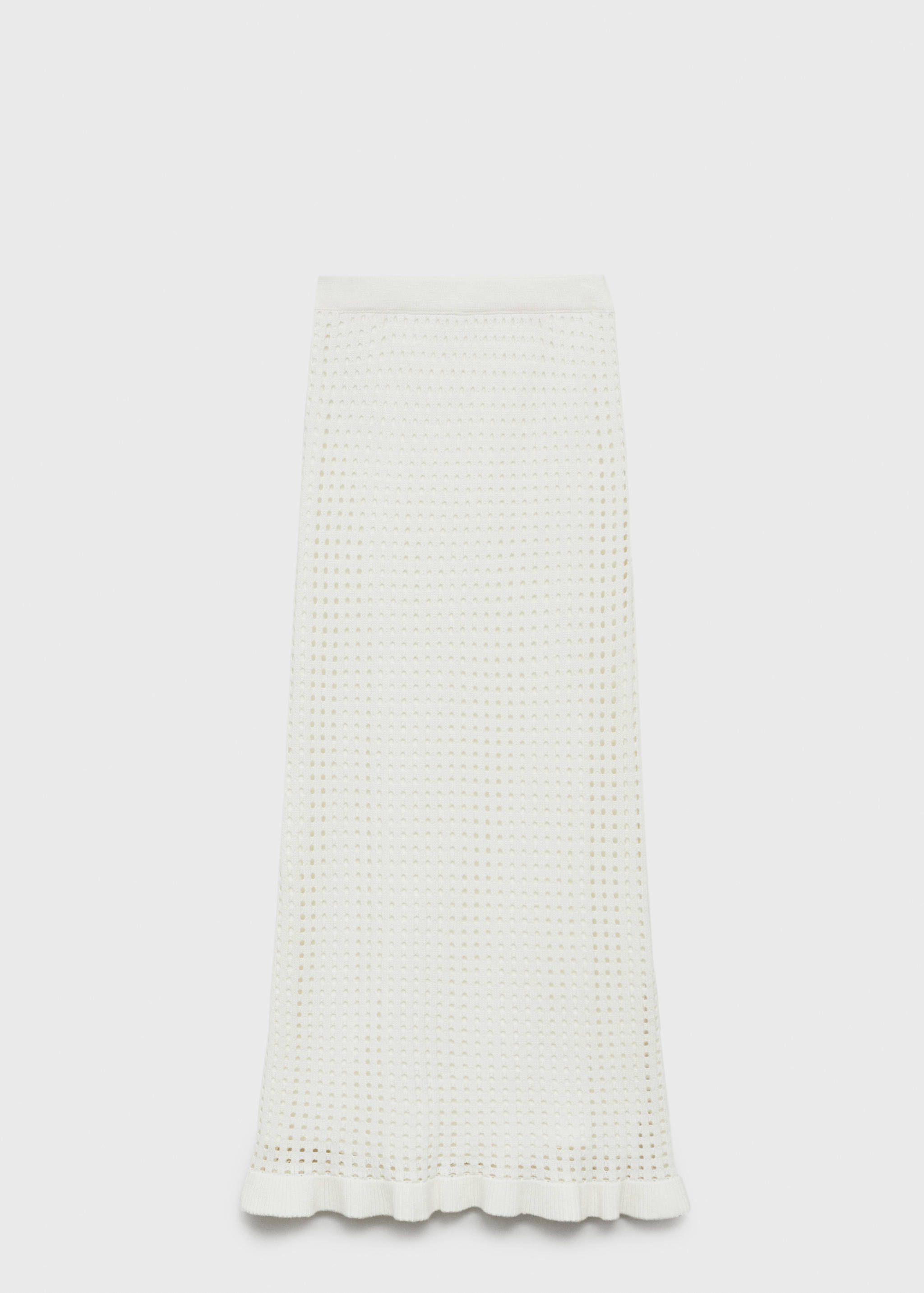 Long knitted skirt - Article without model