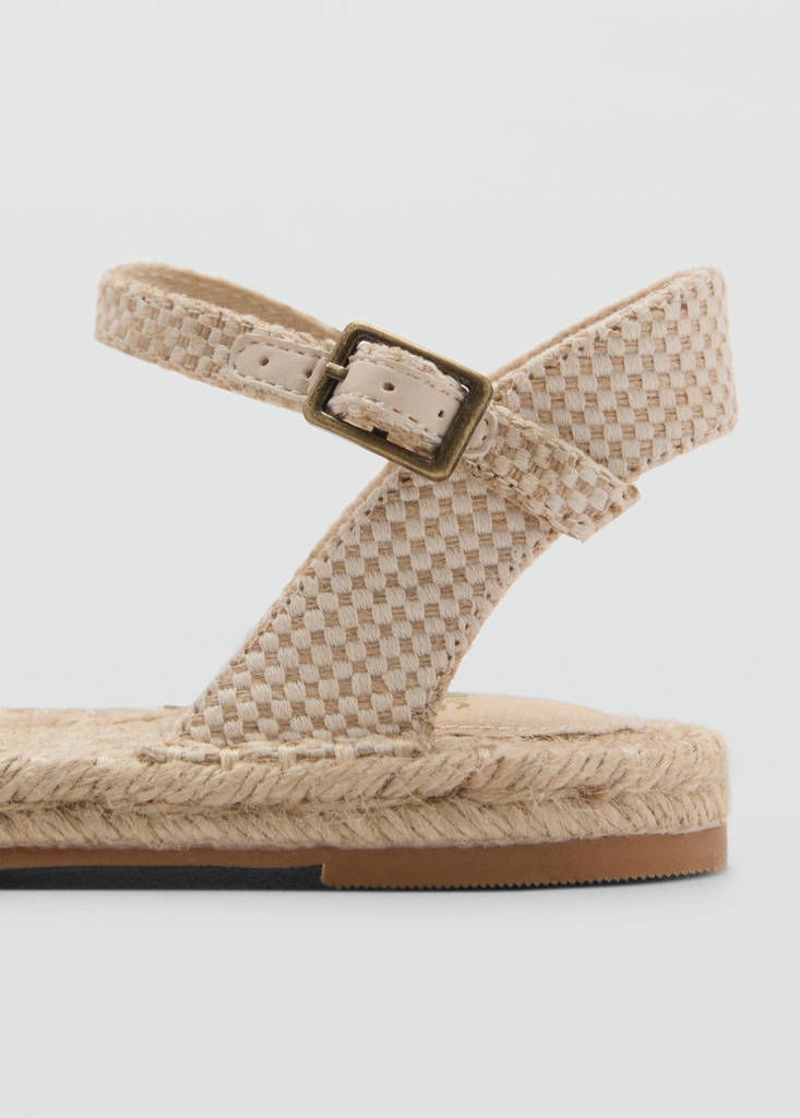 Floral espadrilles — Leather