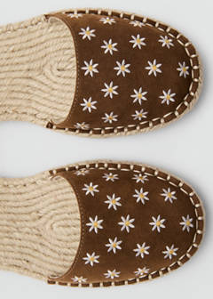 Floral espadrilles — Leather 4