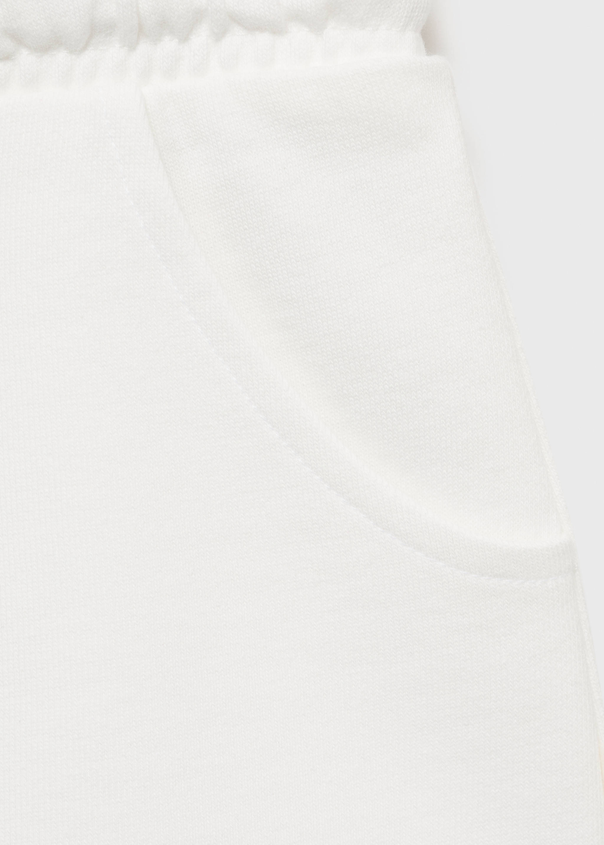 Cotton shorts with elastic waist - Details of the article 8