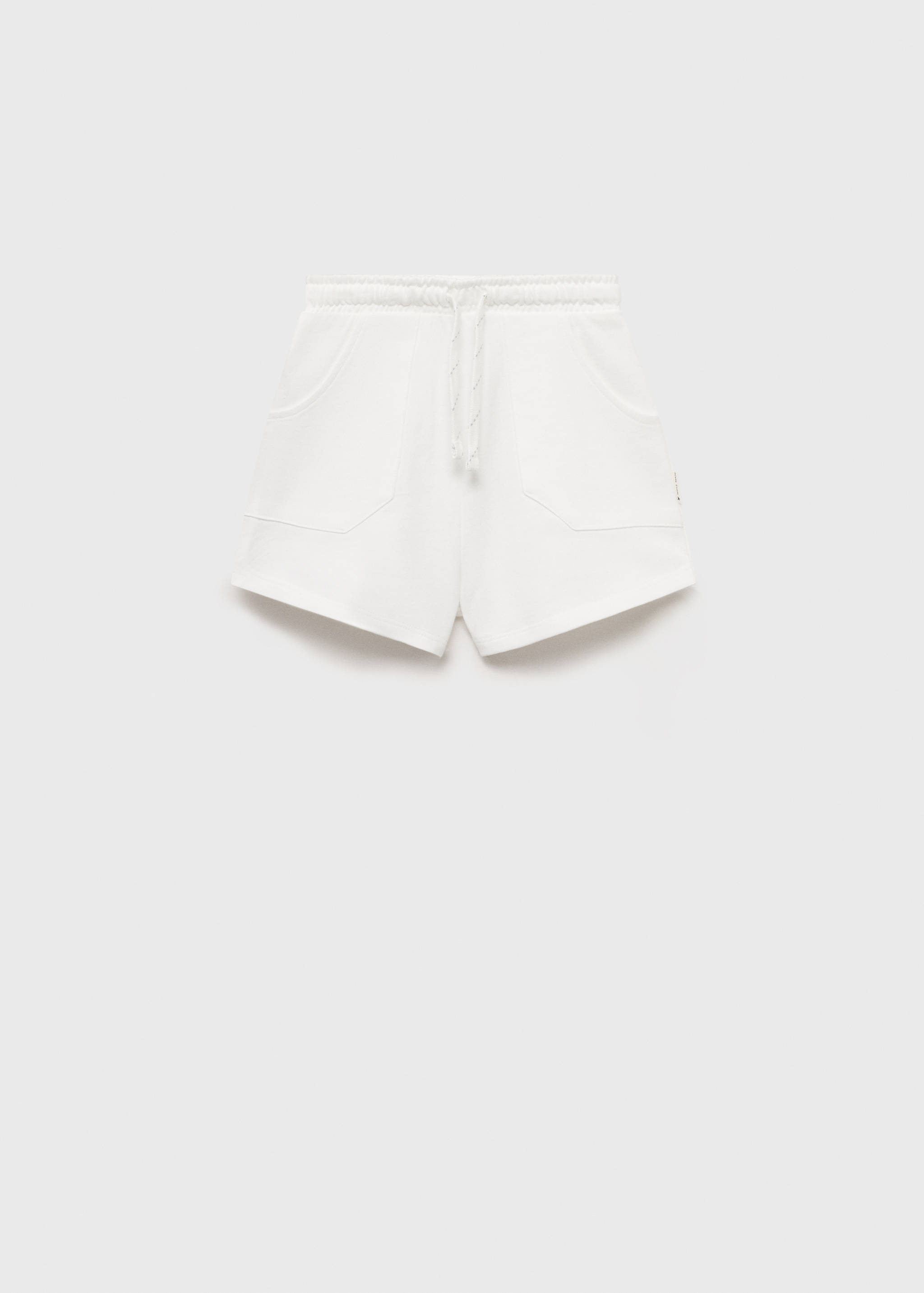 Cotton shorts with elastic waist - Article without model