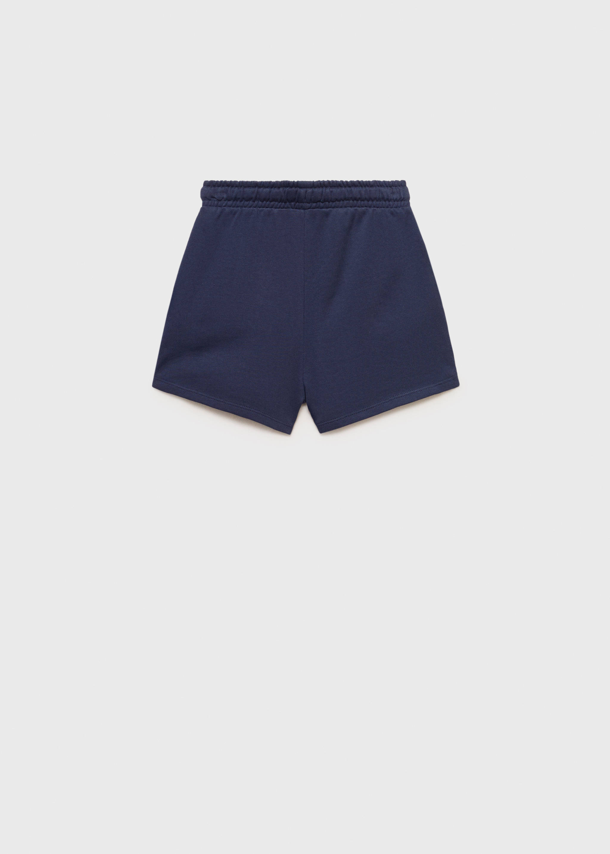 Cotton shorts with elastic waist - Reverse of the article