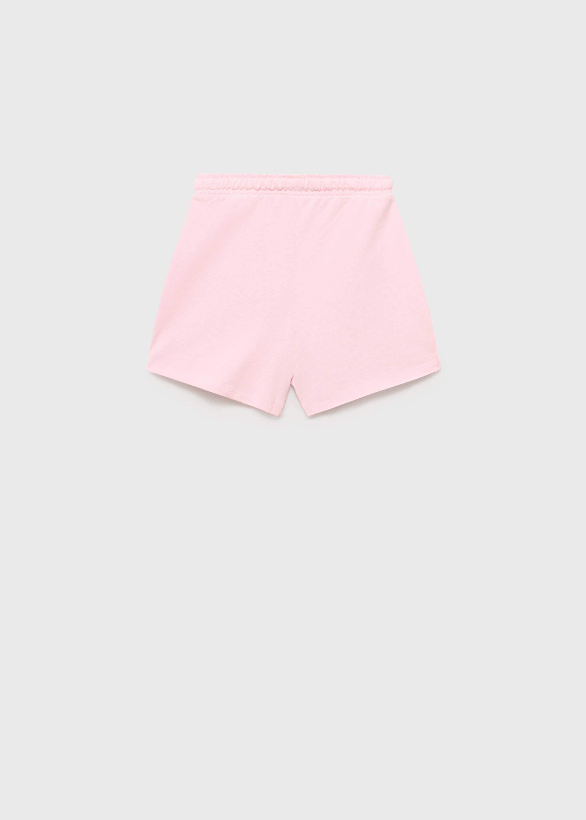Cotton shorts with elastic waist - Reverse of the article
