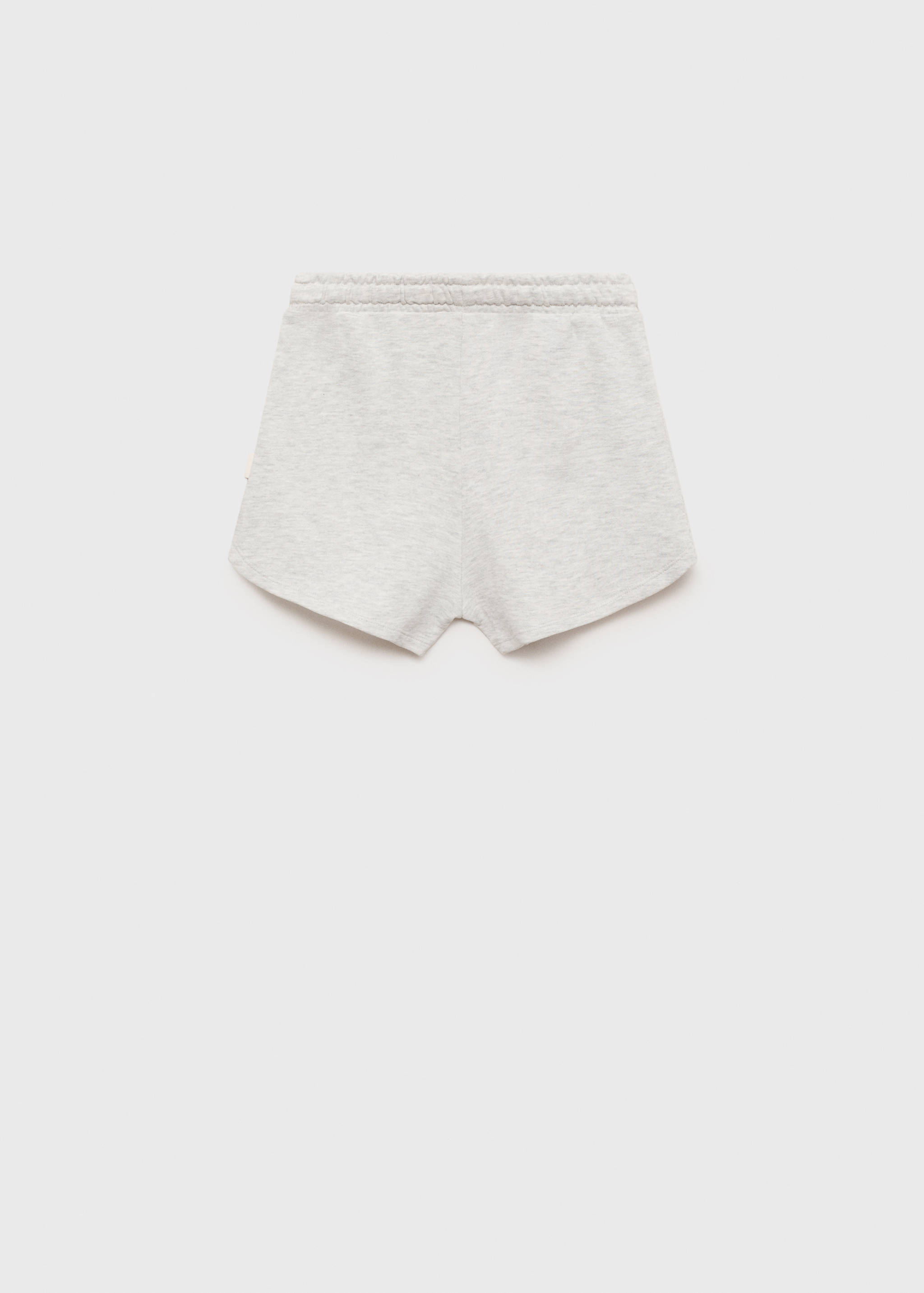 Cotton shorts with elastic waist - Reverse of the article