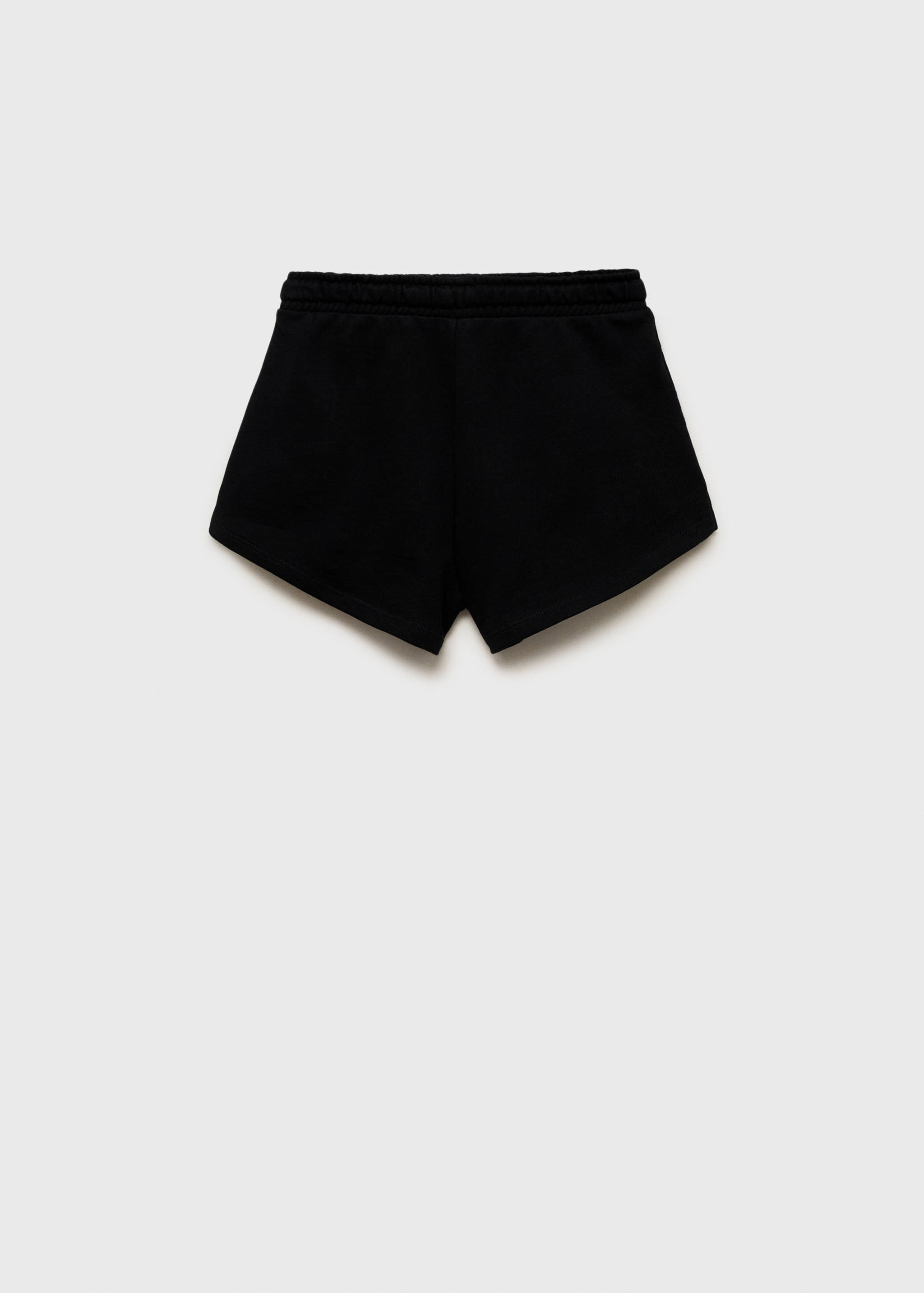 Cotton shorts with elastic waist - Reverse of the article
