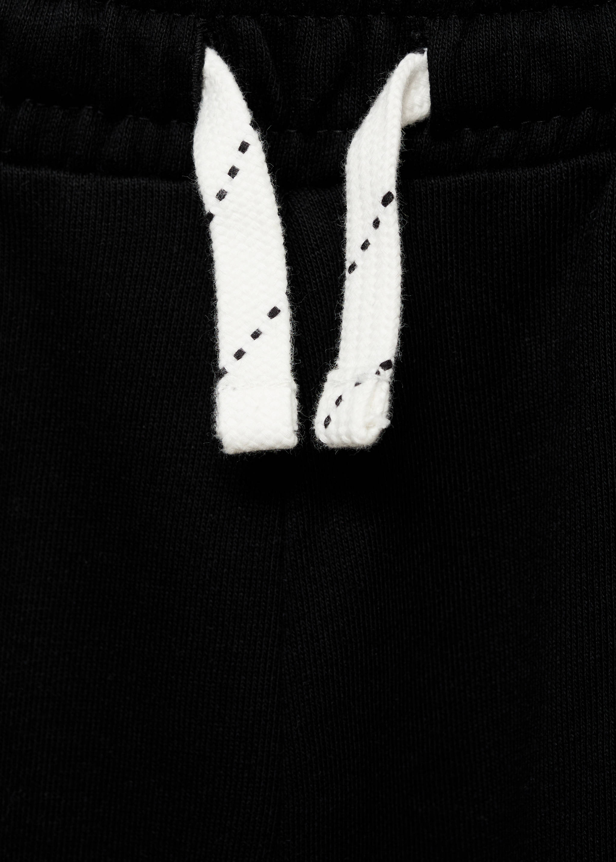 Cotton shorts with elastic waist - Details of the article 8