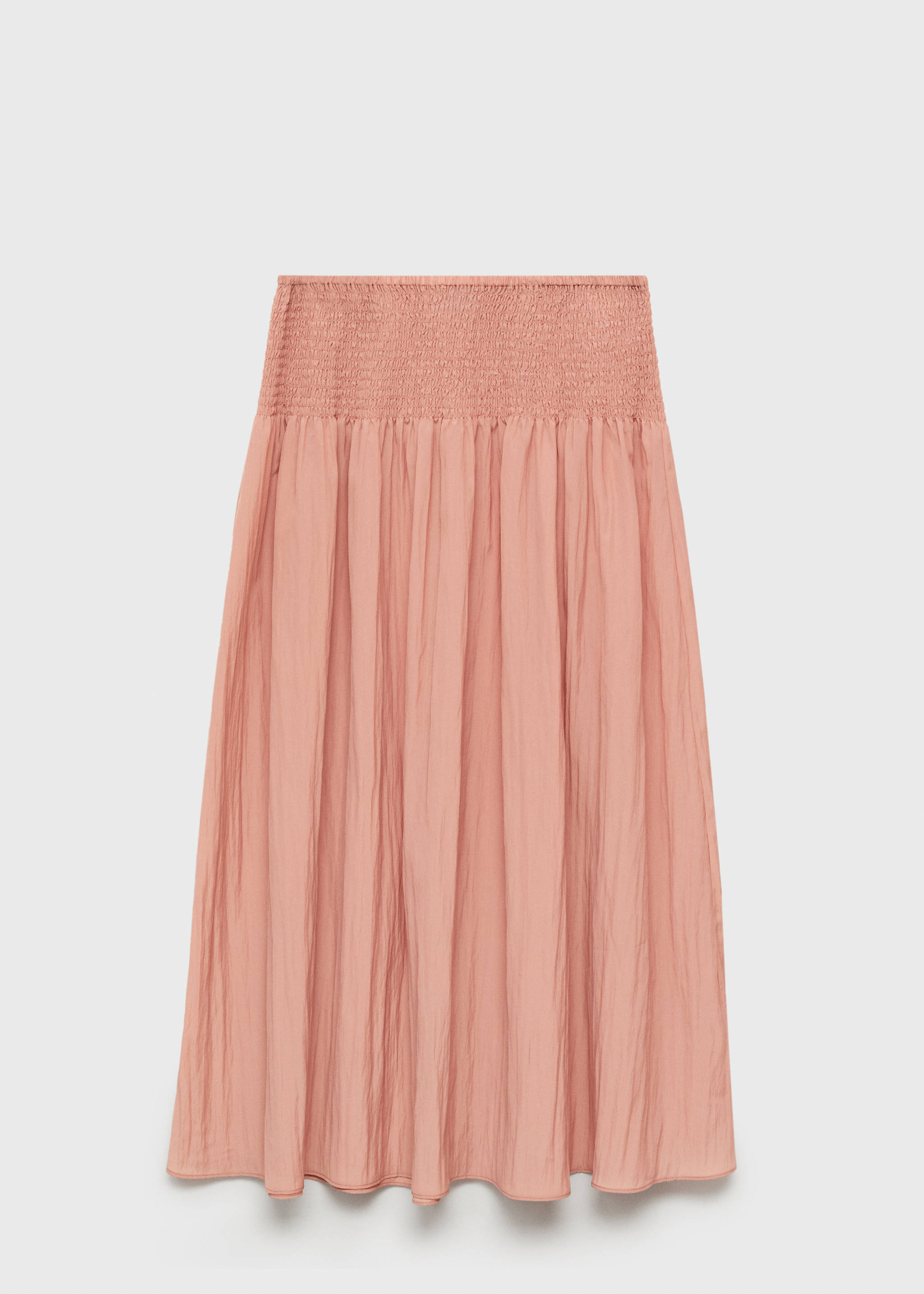 Gathered midi-skirt with panels - Article without model