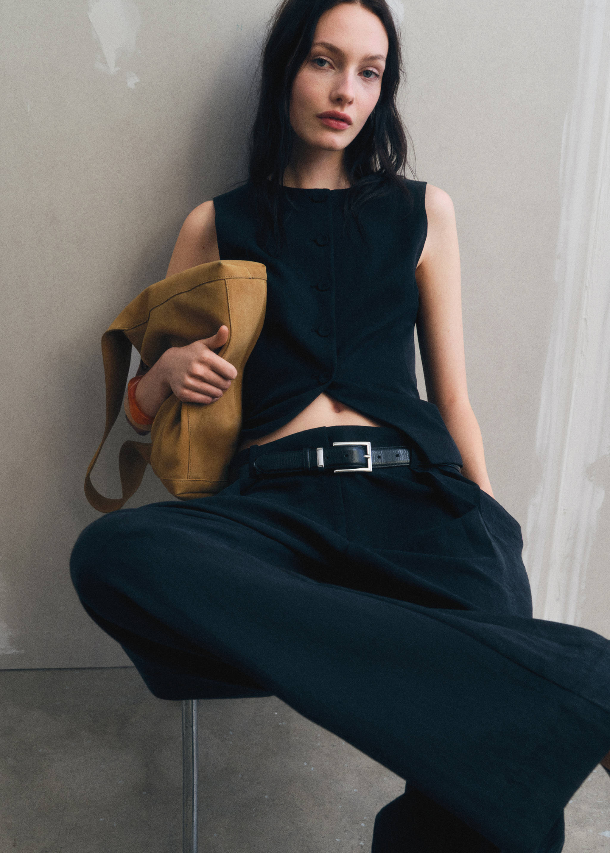 Colete de fato reto de liocel - Pormenor do artigo 6