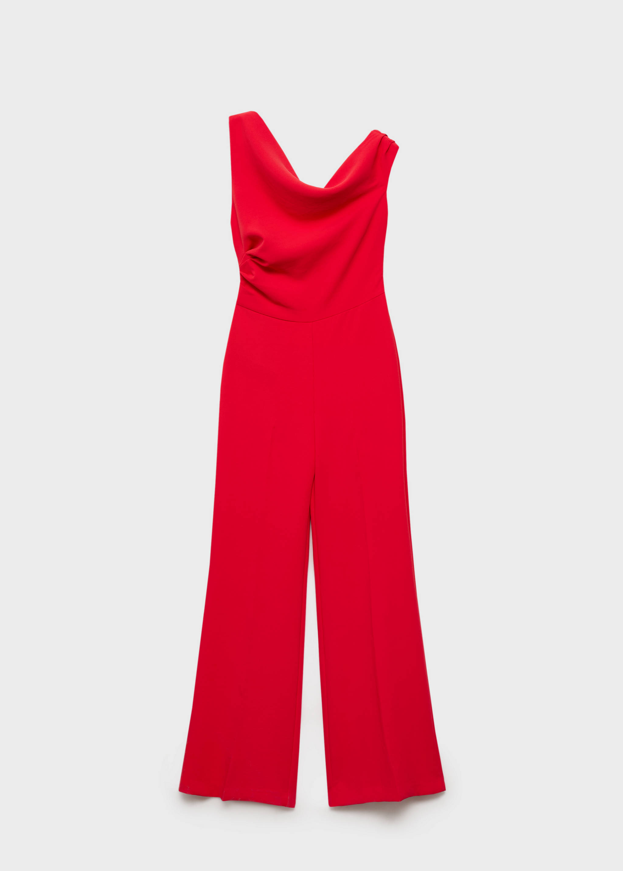 Lange asymmetrische gedrapeerde jumpsuit - Artikel zonder model