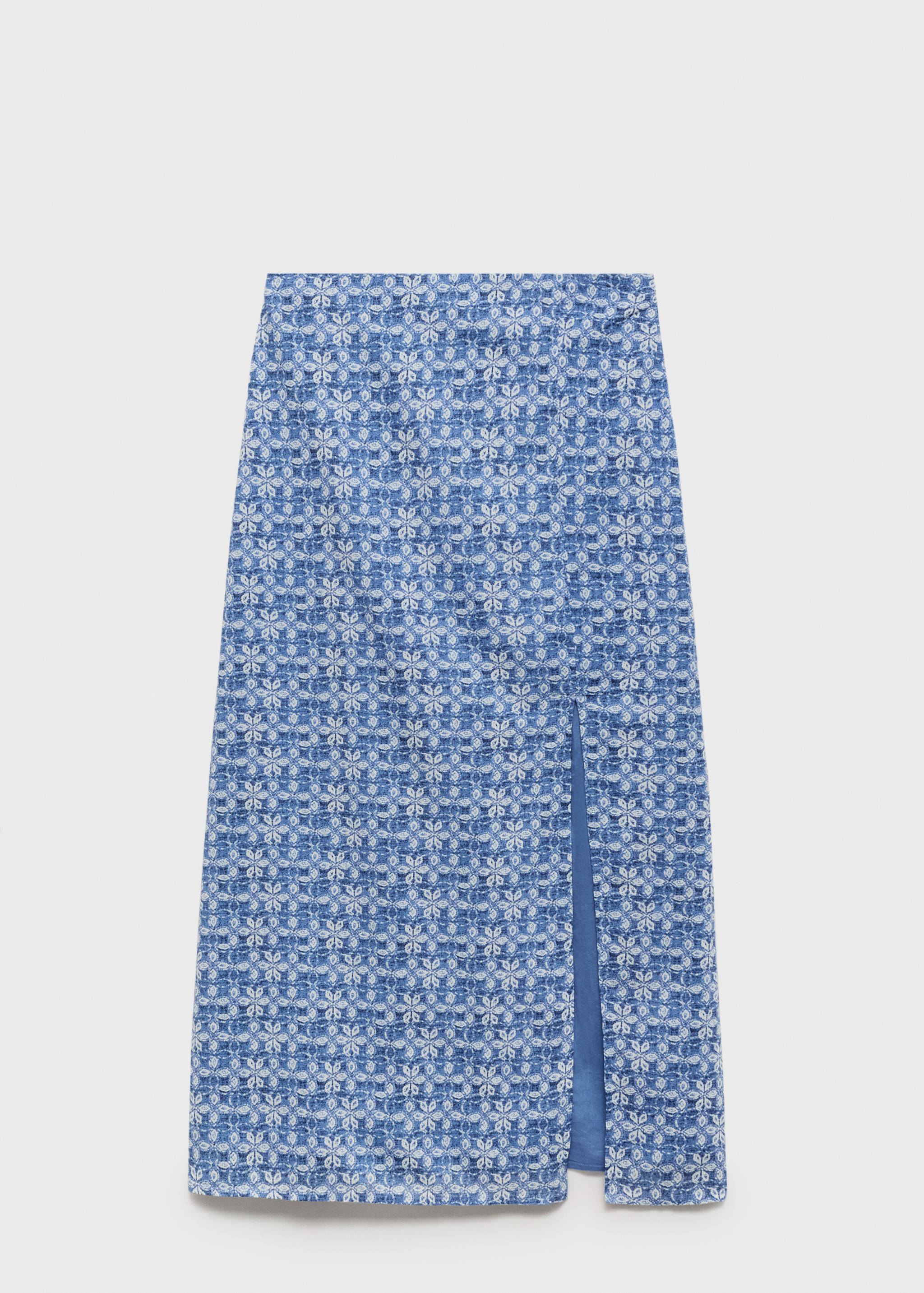 Langer, bedruckter Rock - Artikel ohne Model