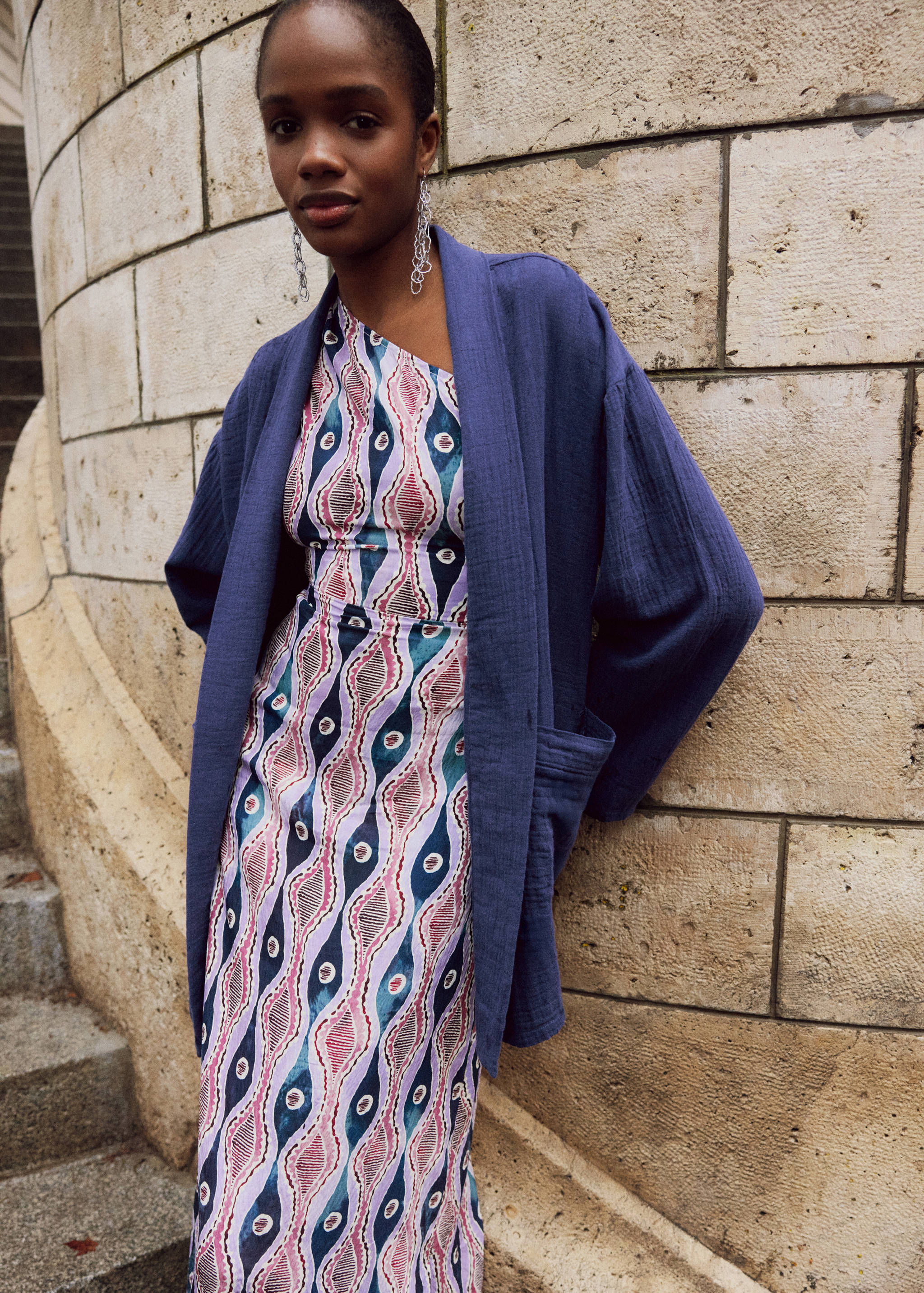 Bamboo kimono jacket - Details of the article 5