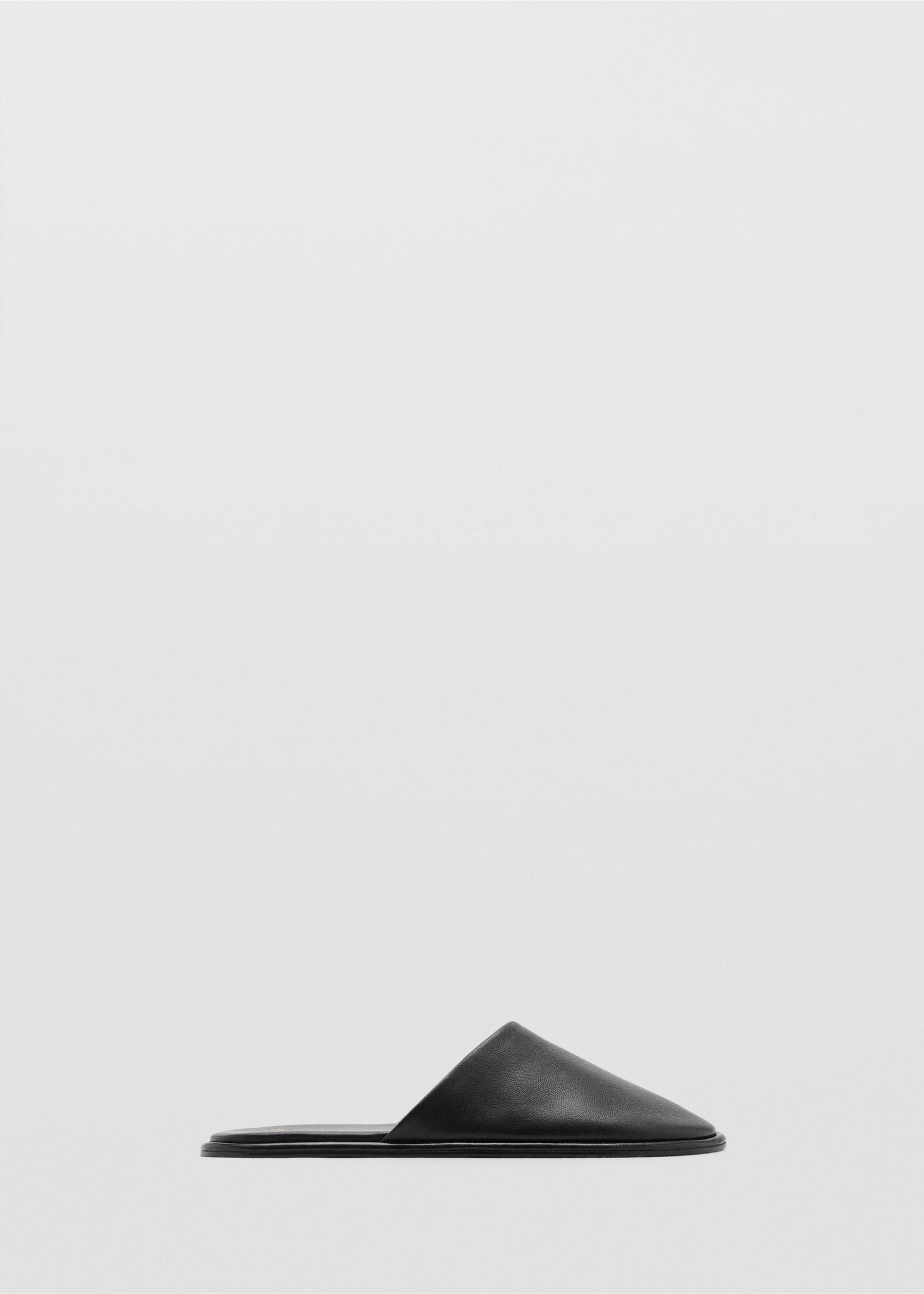 Leather slingback shoes - Article without model, Black. Ref: 87086360-00.