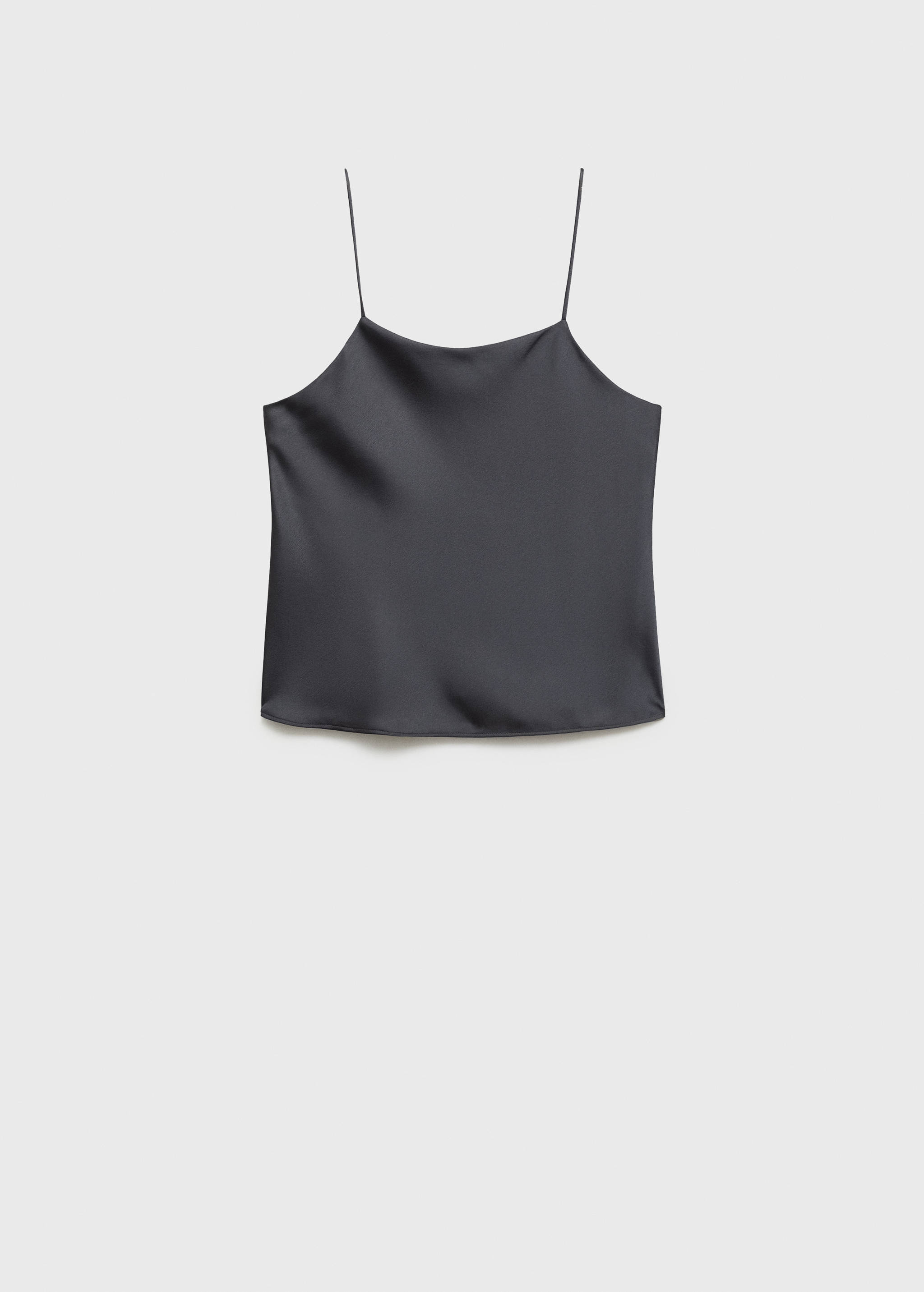 Satin top with straps - Article without model