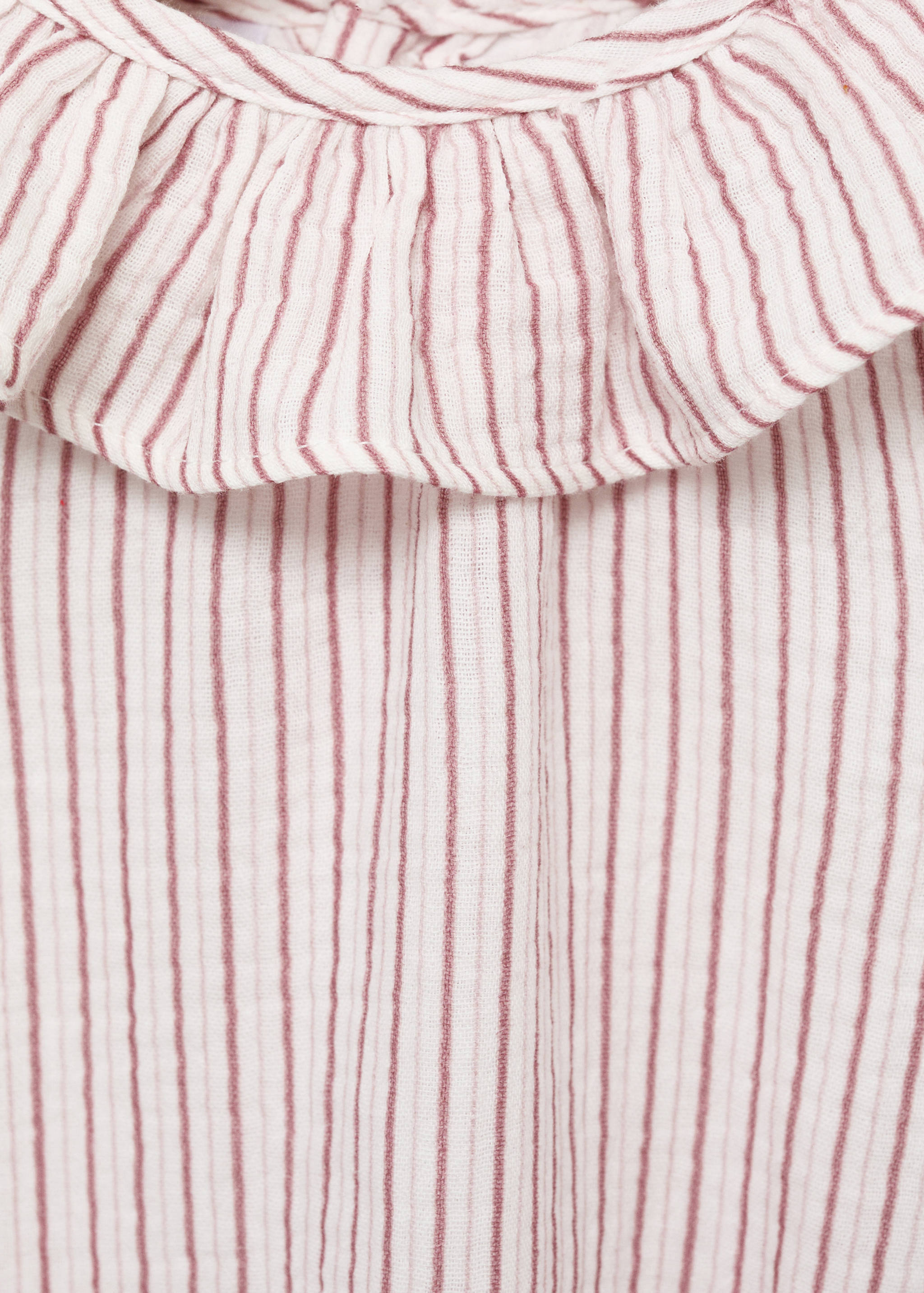 Striped cotton one-piece suit - Details of the article 8