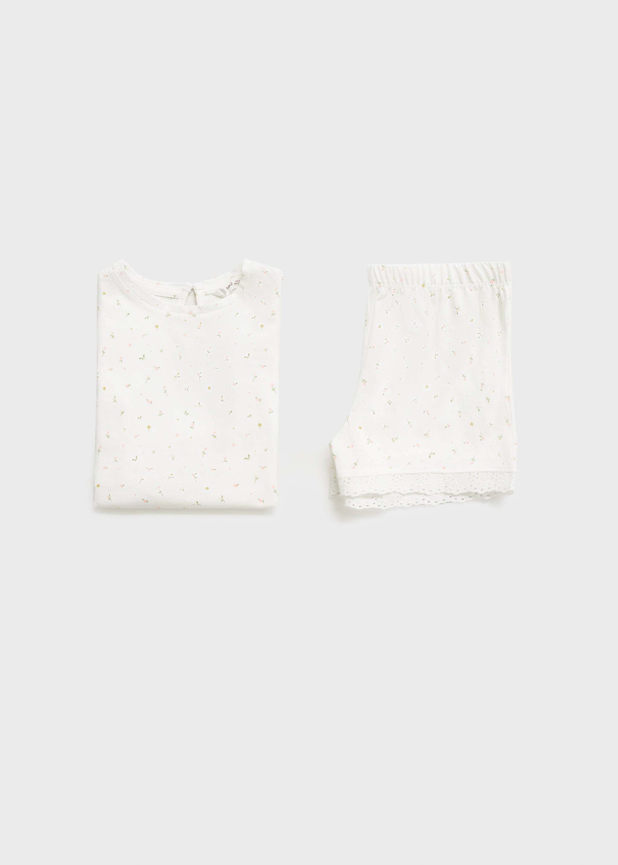 Памучна пижама на цветя - Данни за артикула 8