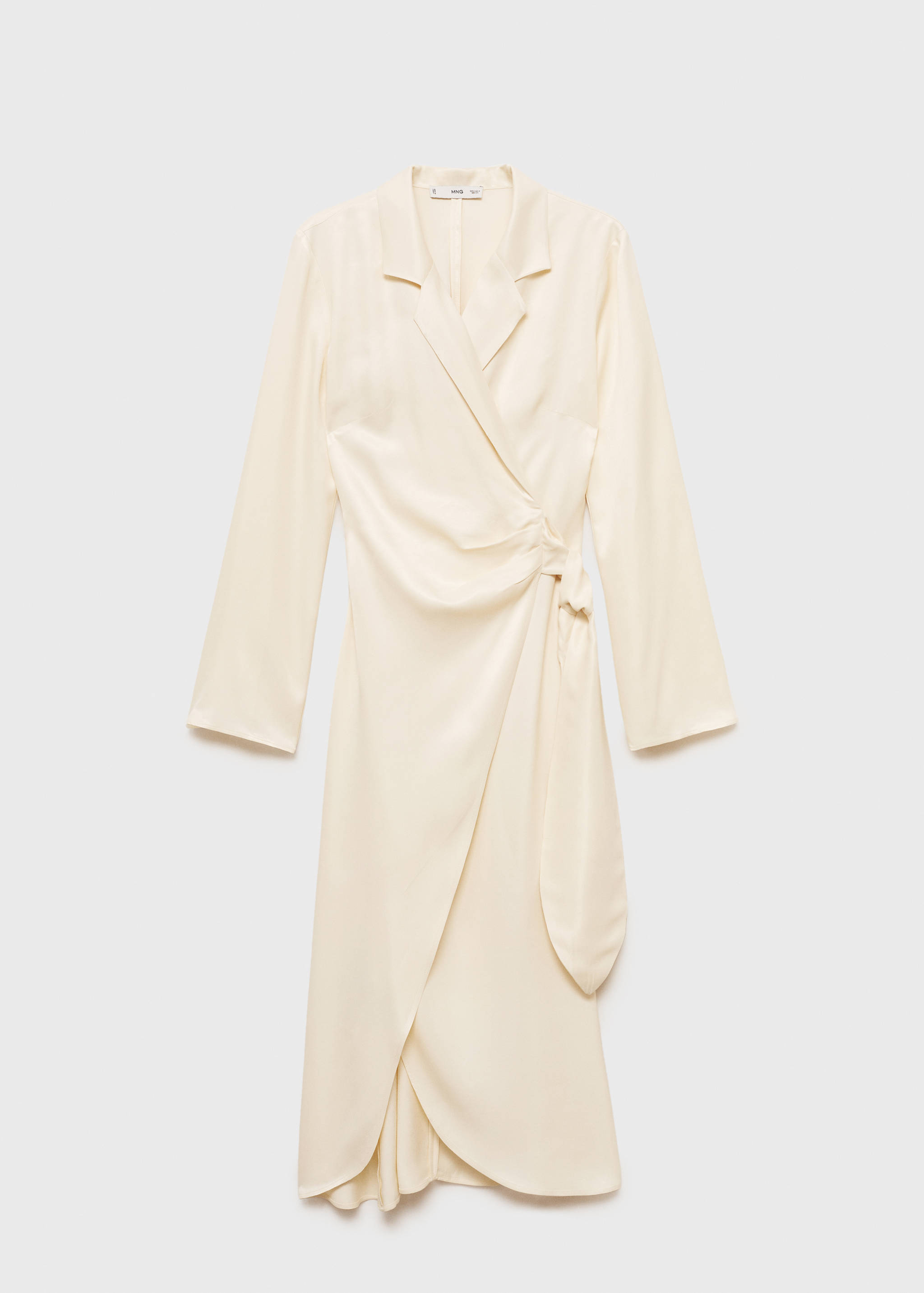 Wrap midi-dress with knot - Article without model