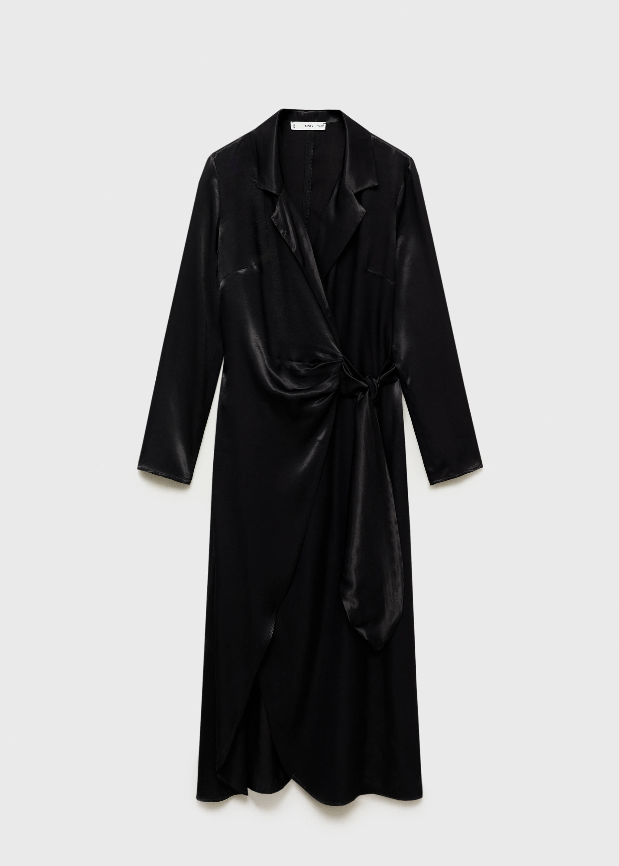 Wrap midi-dress with knot - Article without model