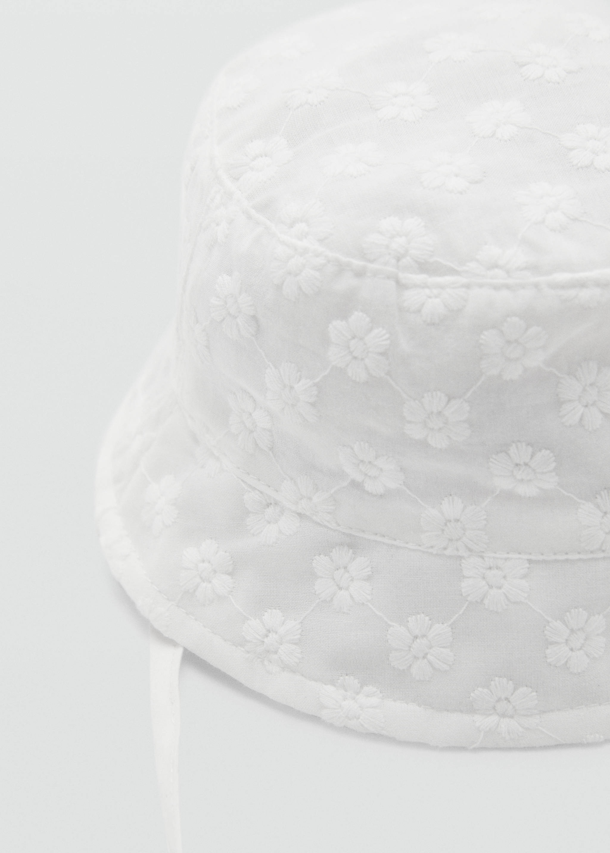 Embroidered bucket hat - Medium plane