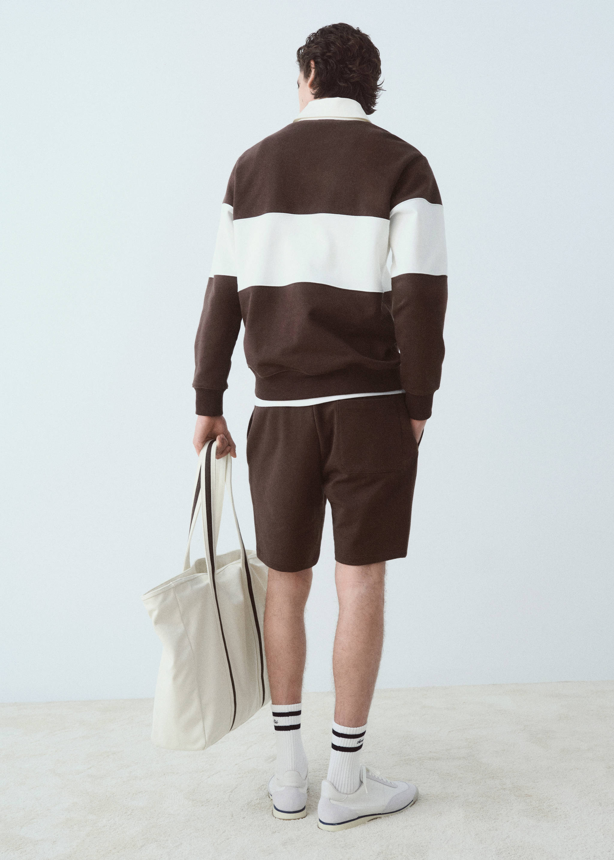 Bermudas bordado algodón - Reverso del artículo