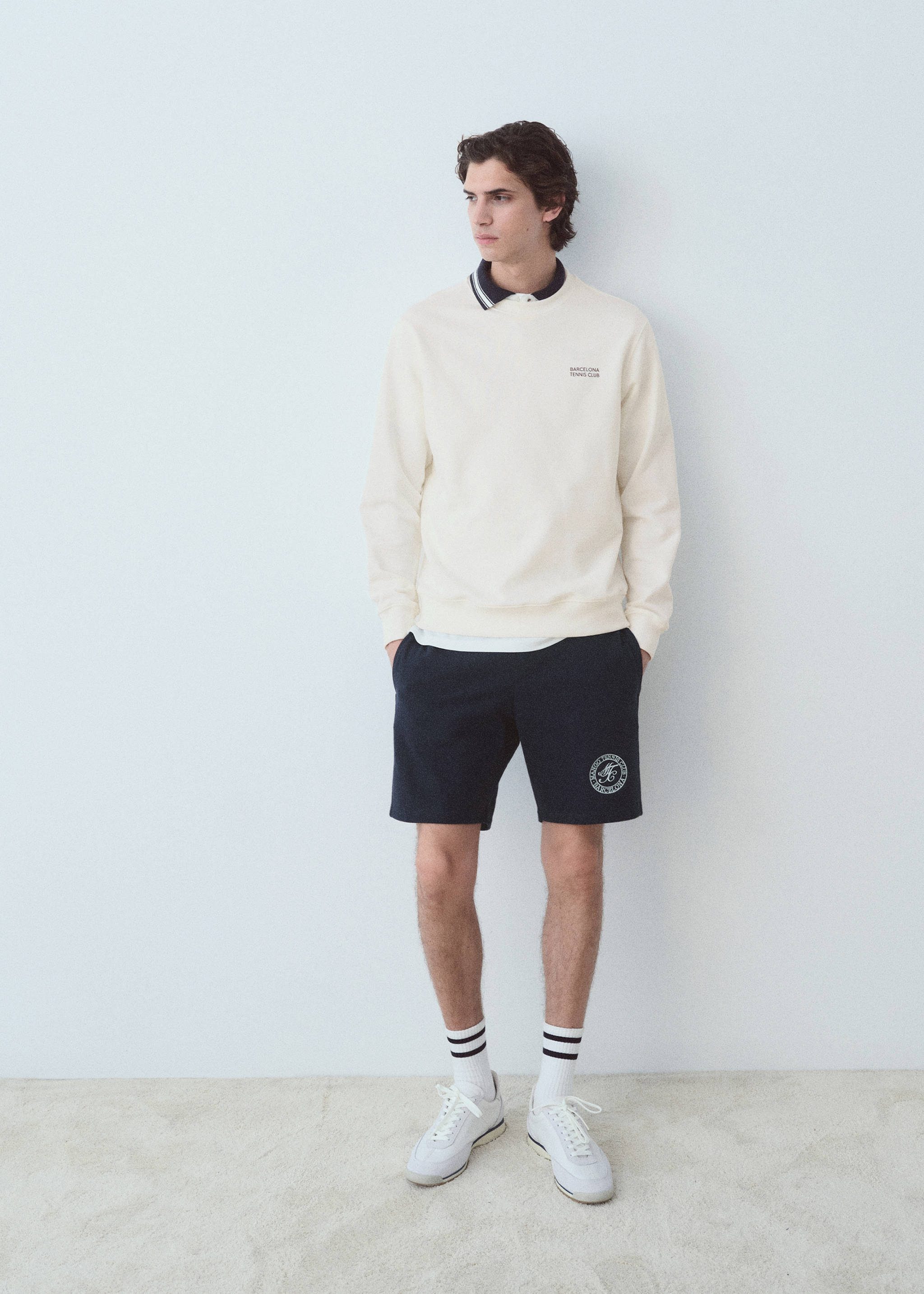 Bermudas bordado algodón - Plano general