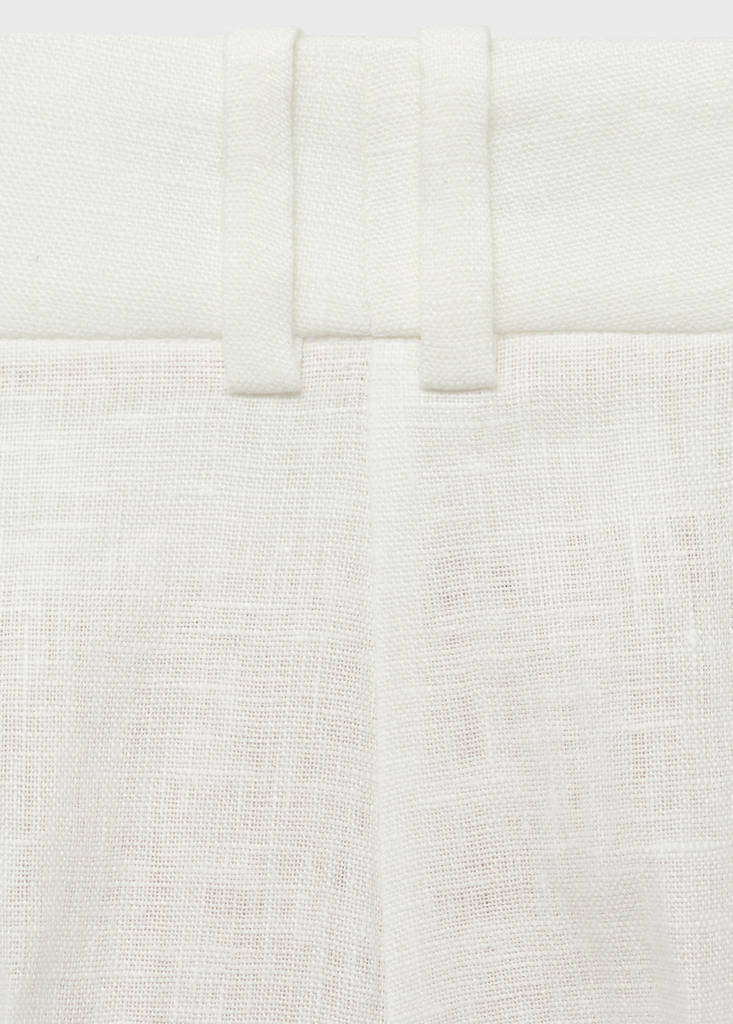 Linen suit trousers — Off White