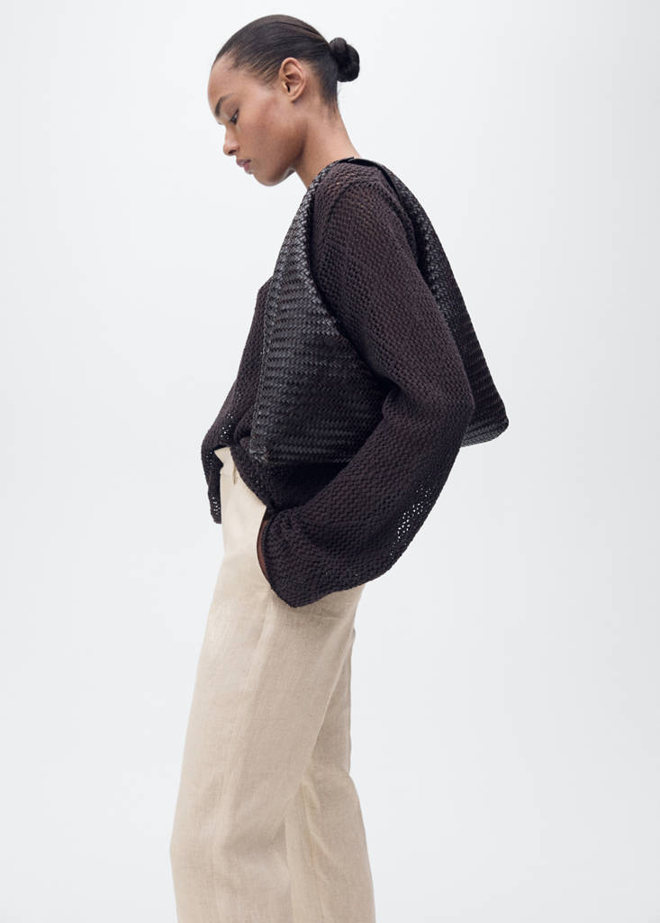 Linen suit trousers — Light/Pastel Grey