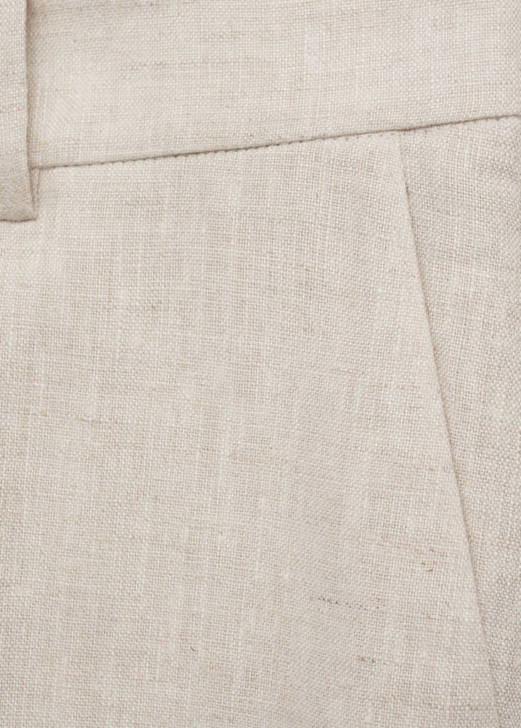 Linen suit trousers — Light/Pastel Grey
