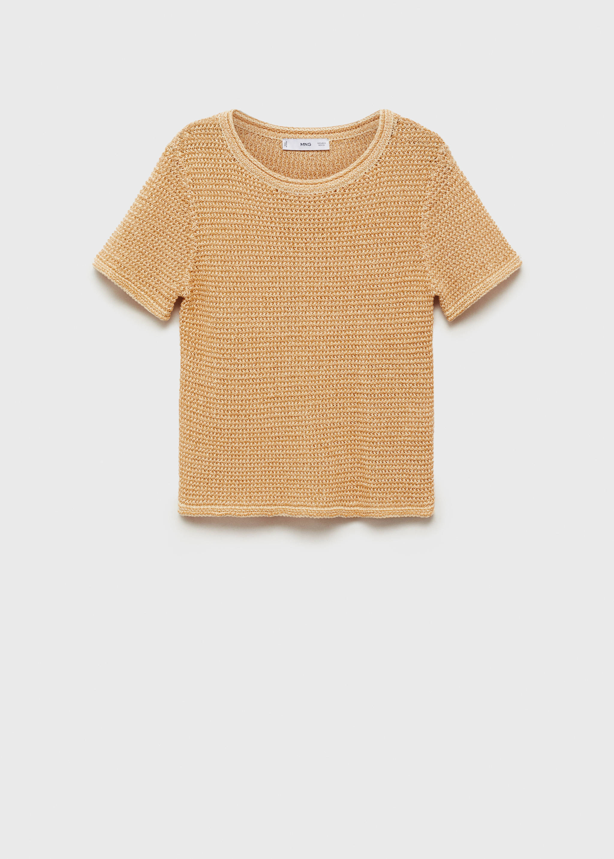 Pull maille épaisse manches courtes - Article sans modèle