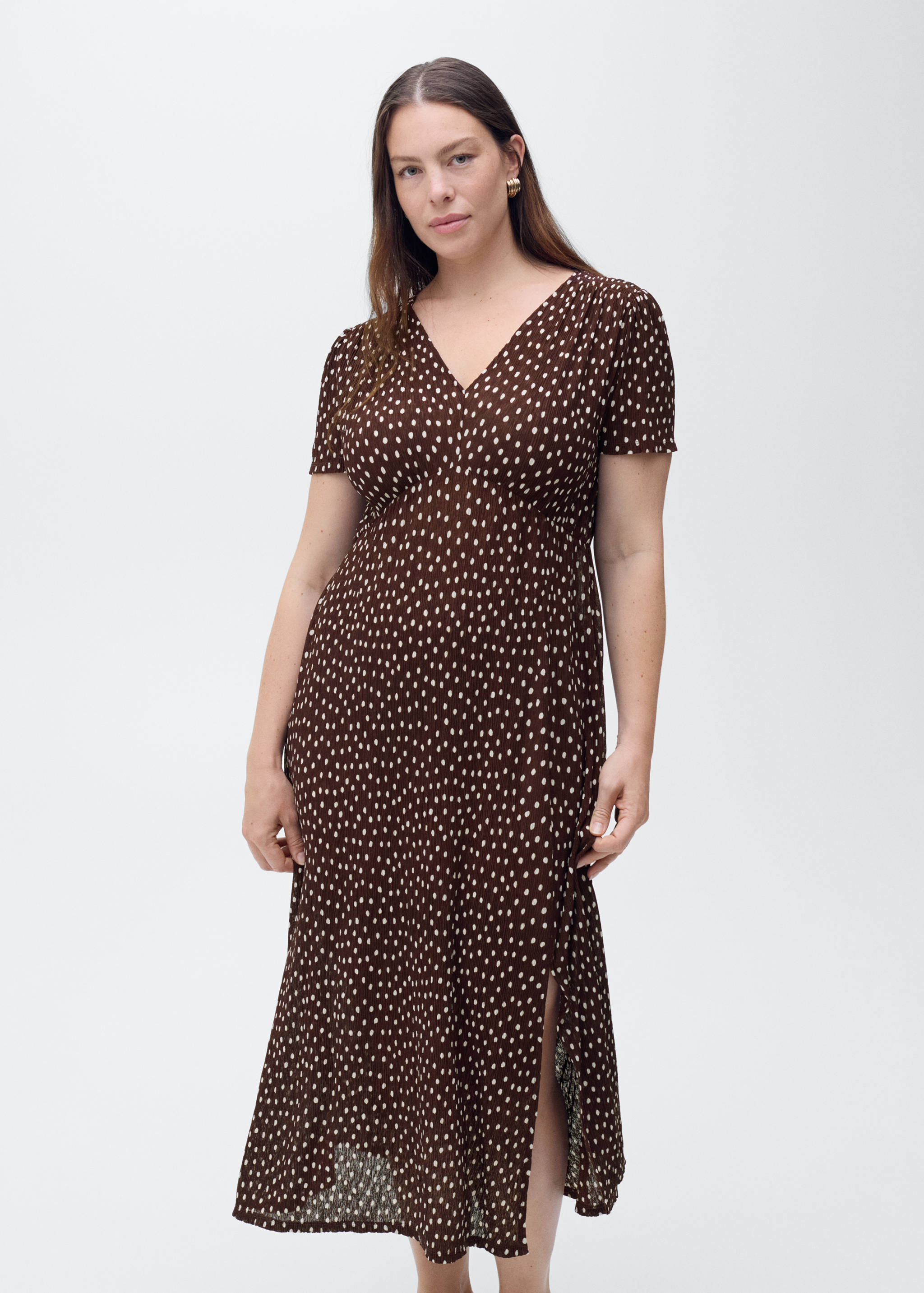 Vestido midi estampado - Pormenor do artigo 4