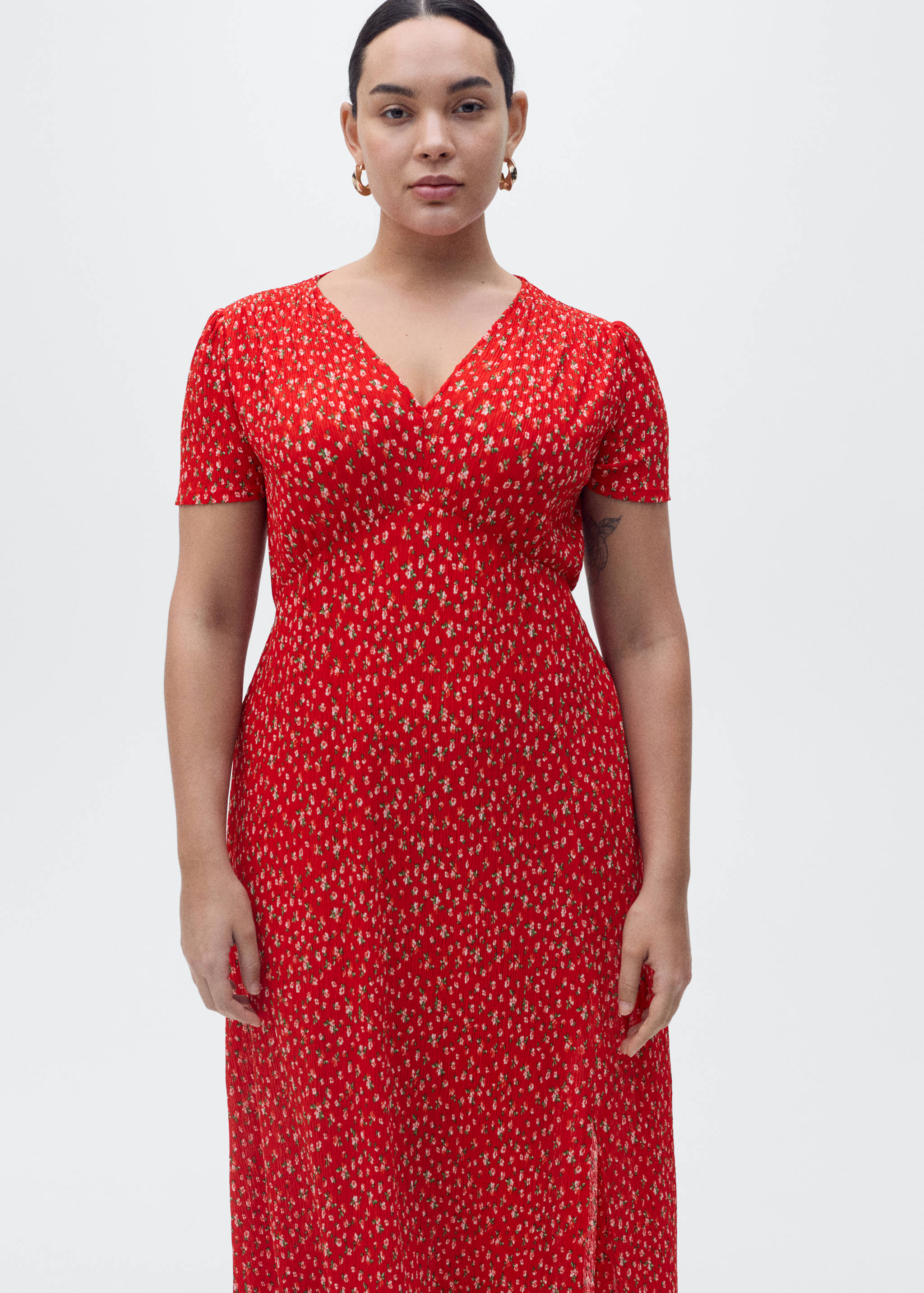 Vestido midi estampado - Pormenor do artigo 5