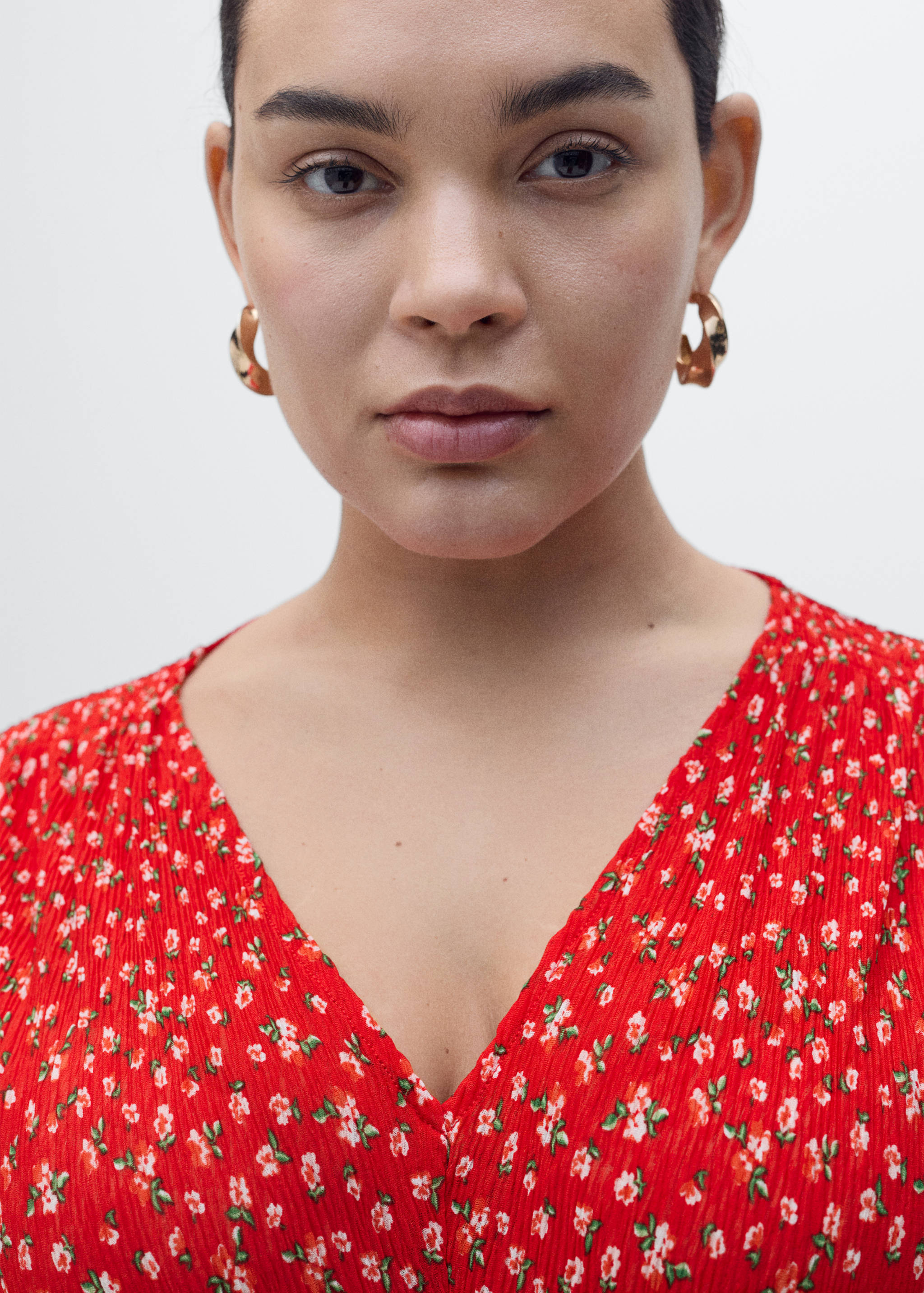 Vestido midi estampado - Pormenor do artigo 4