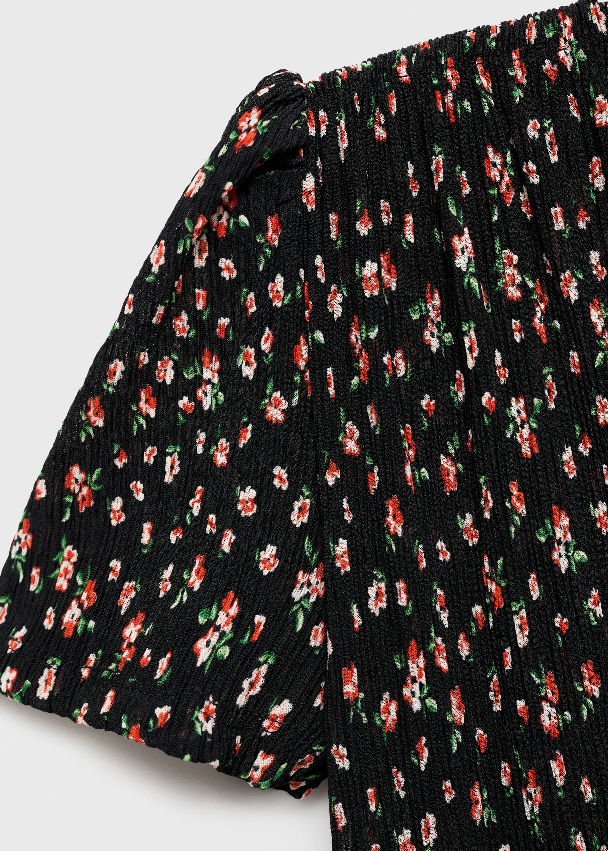 Vestido midi estampado - Pormenor do artigo 0