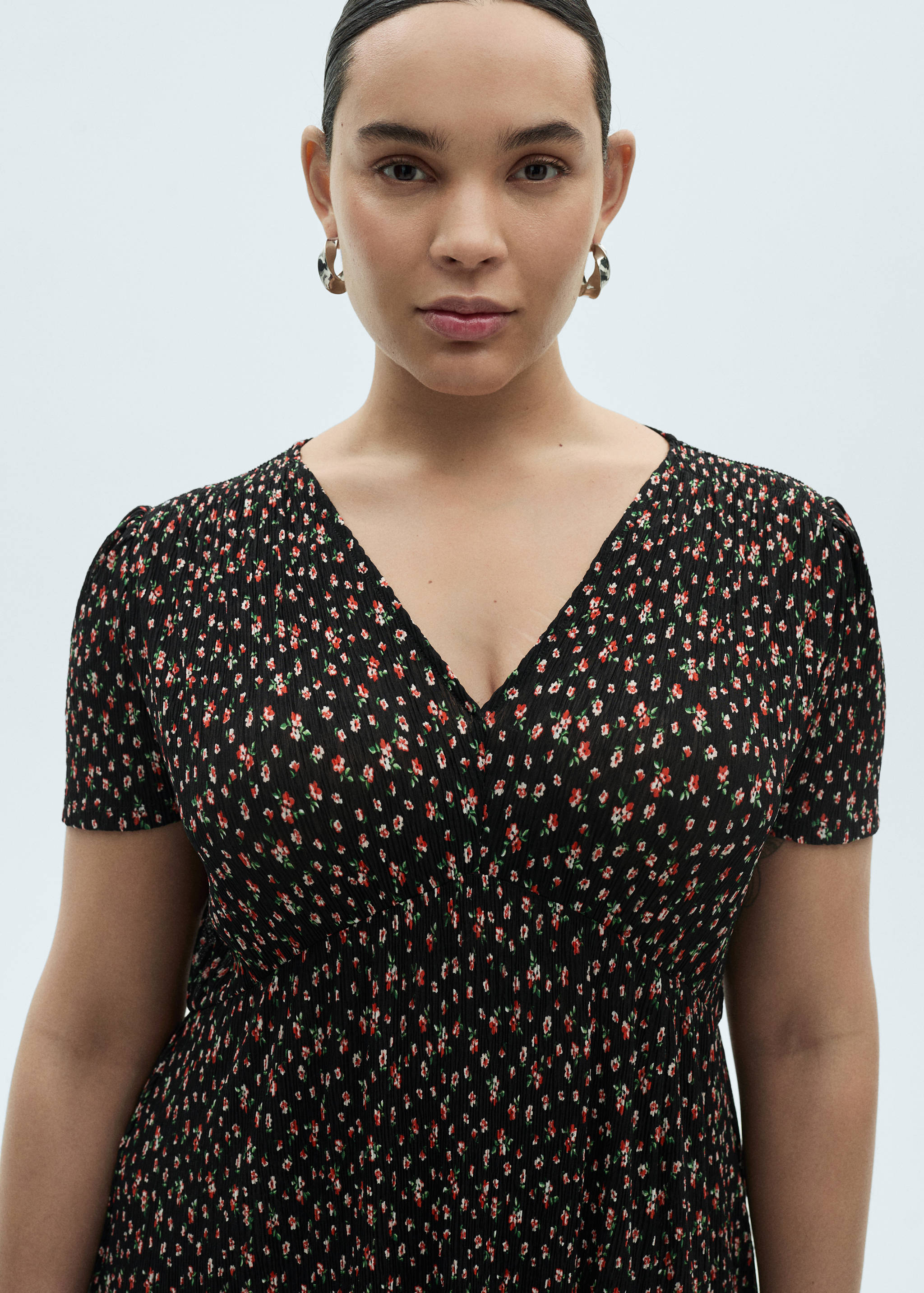 Vestido midi estampado - Pormenor do artigo 5