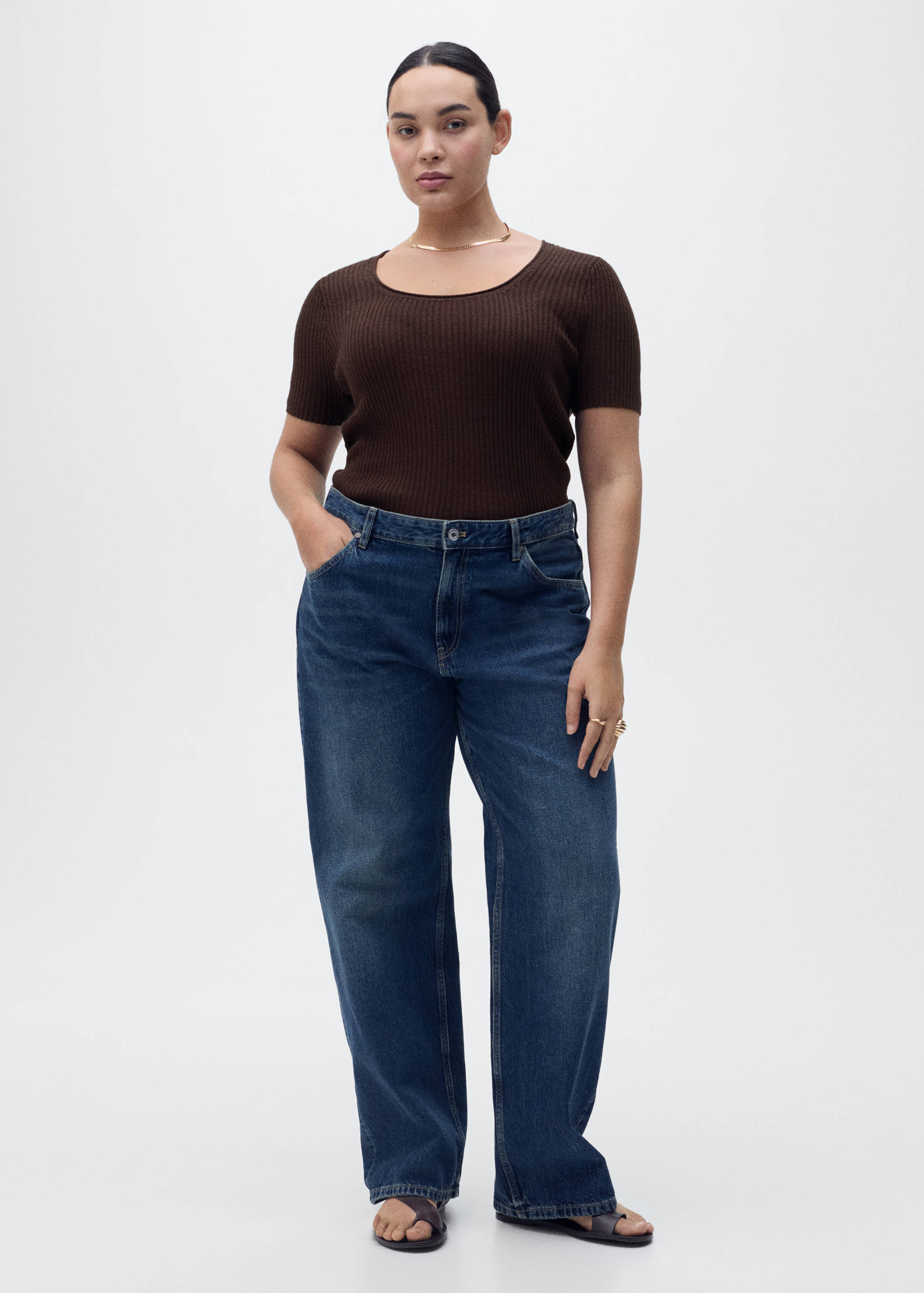 Camisola de malha com mistura de linho - Pormenor do artigo 3