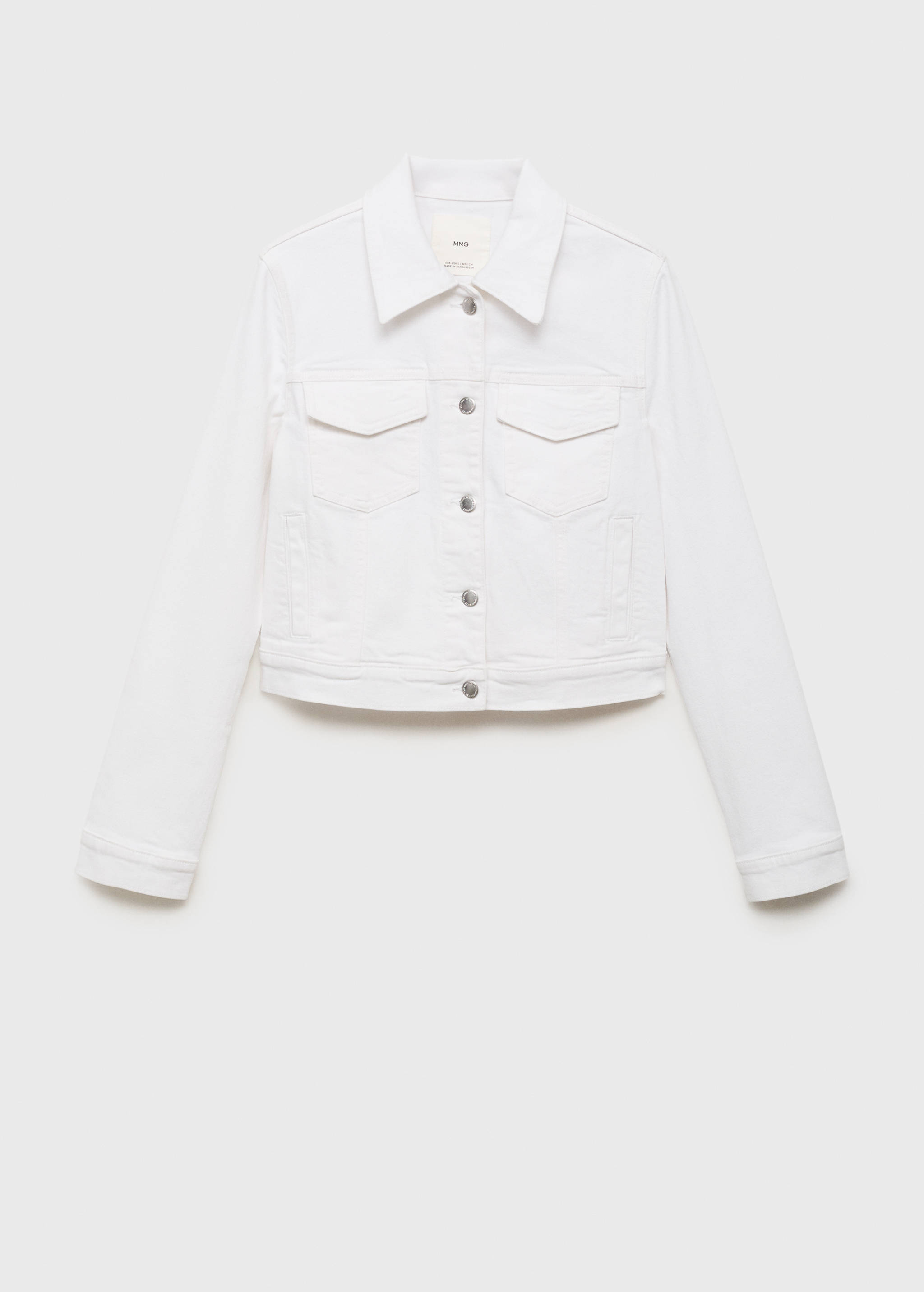 Crop denim jacket - Article without model
