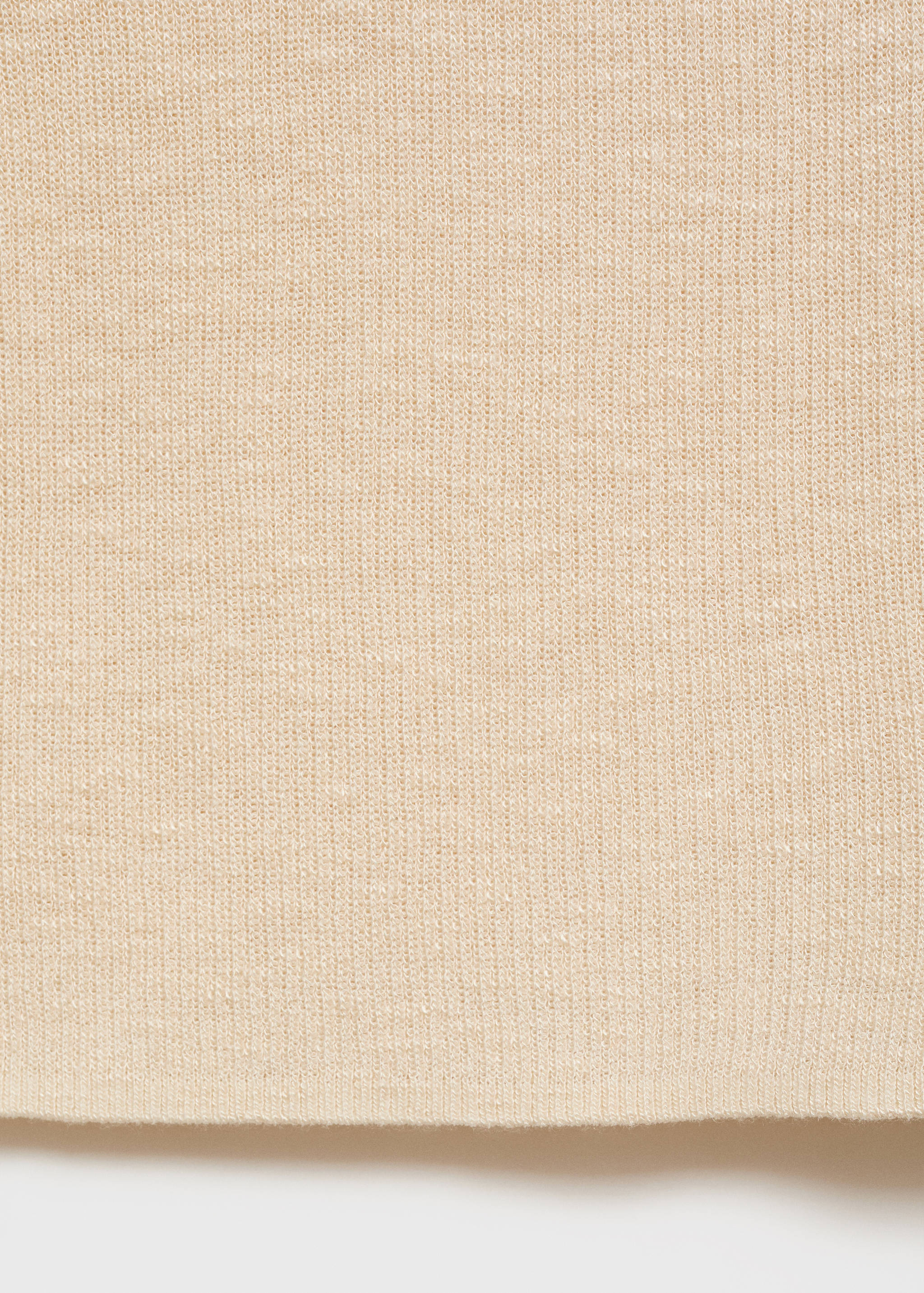 Knitted top with draped neck - Details of the article 0