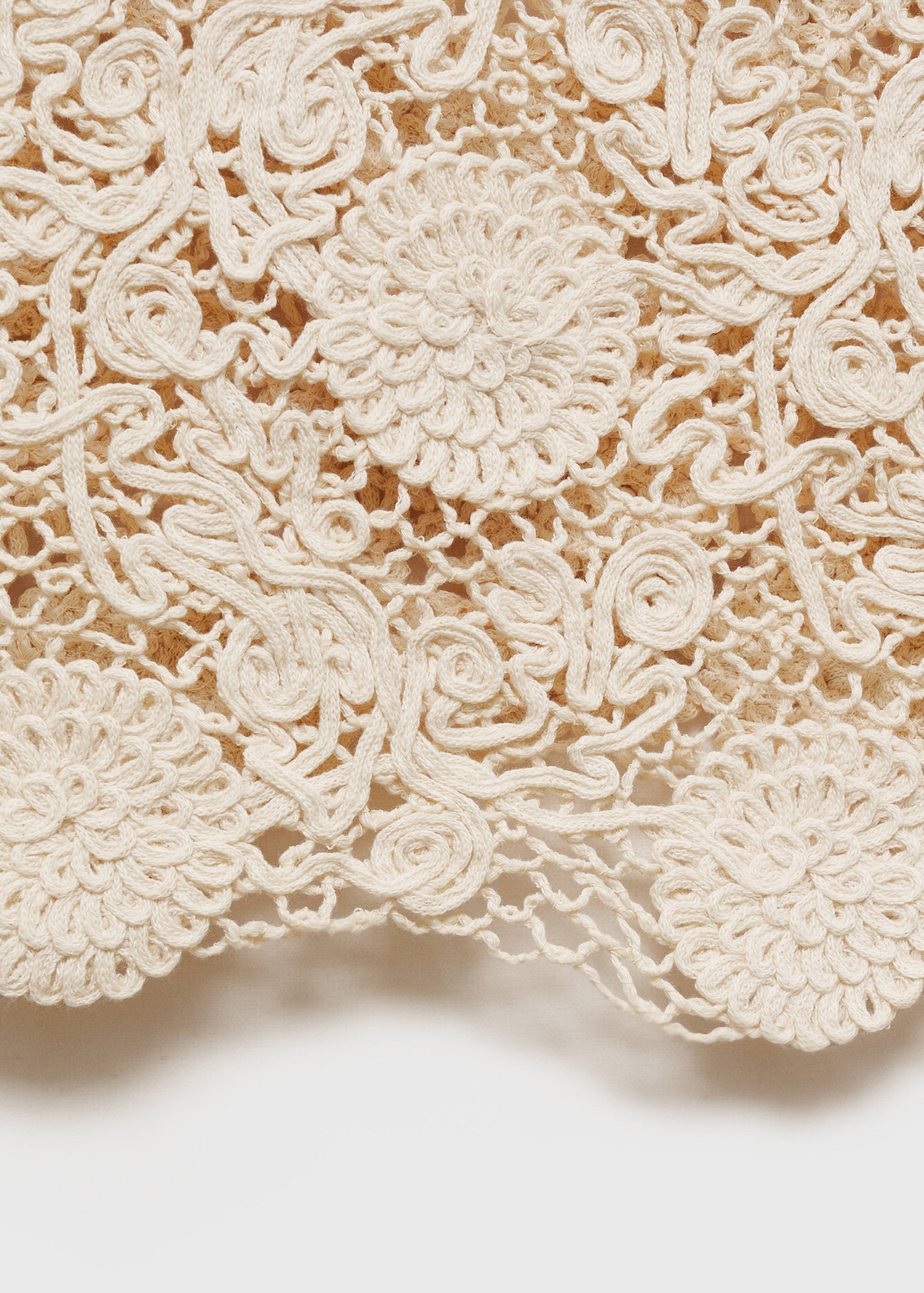 Long crochet floral skirt - Details of the article 0