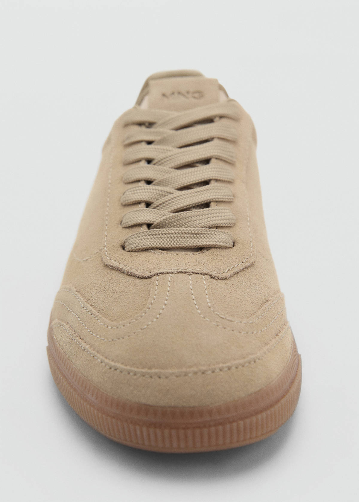 Suede trainers — Sand
