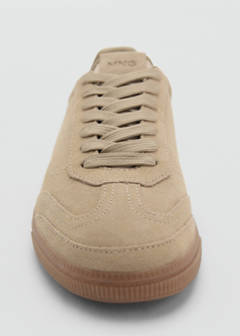 Suede trainers — Sand 3