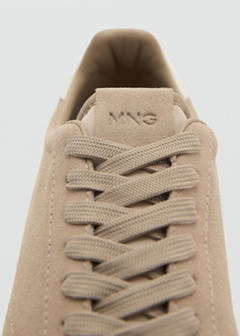 Suede trainers — Sand 5