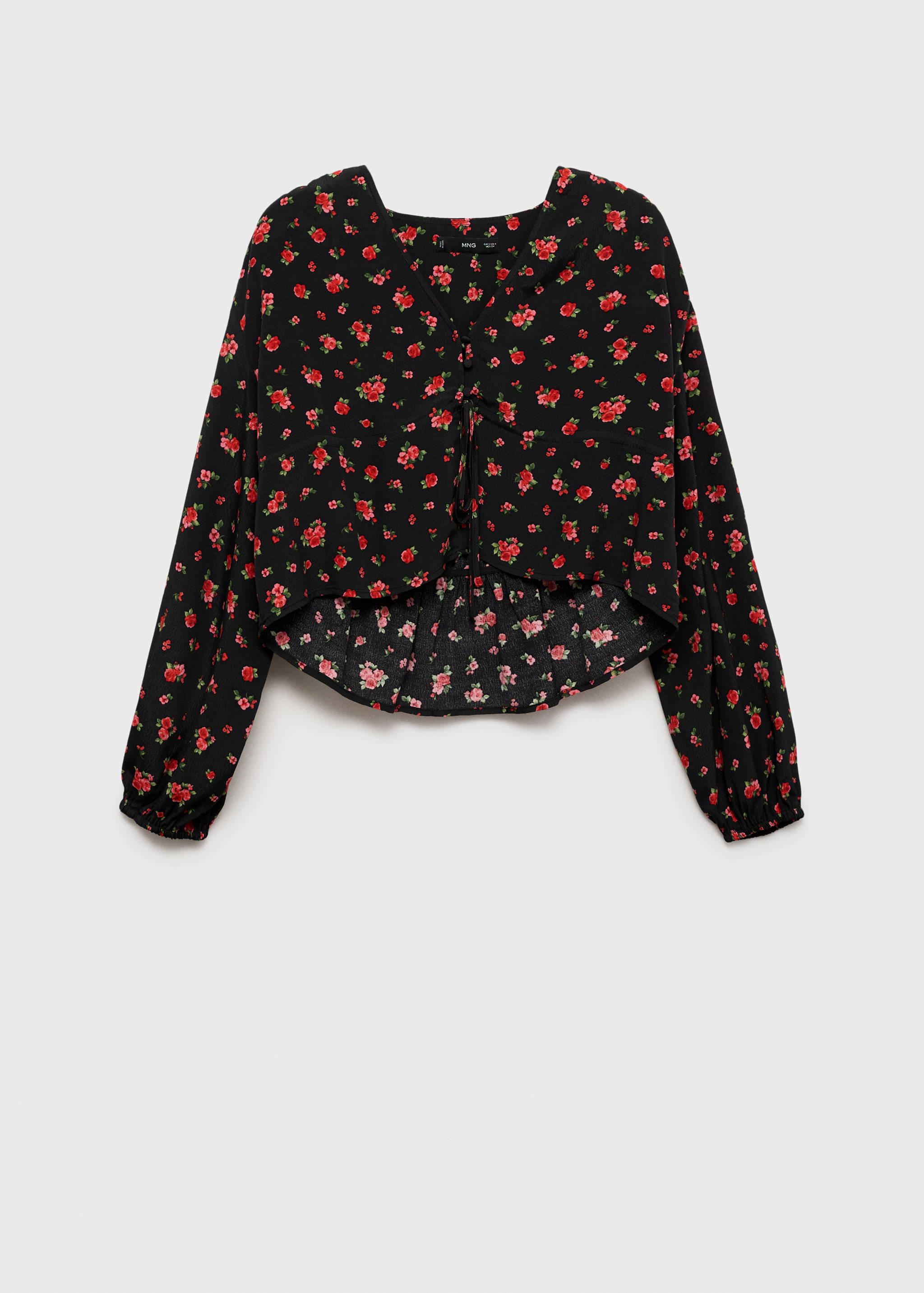 Ruffled floral blouse - Article without model