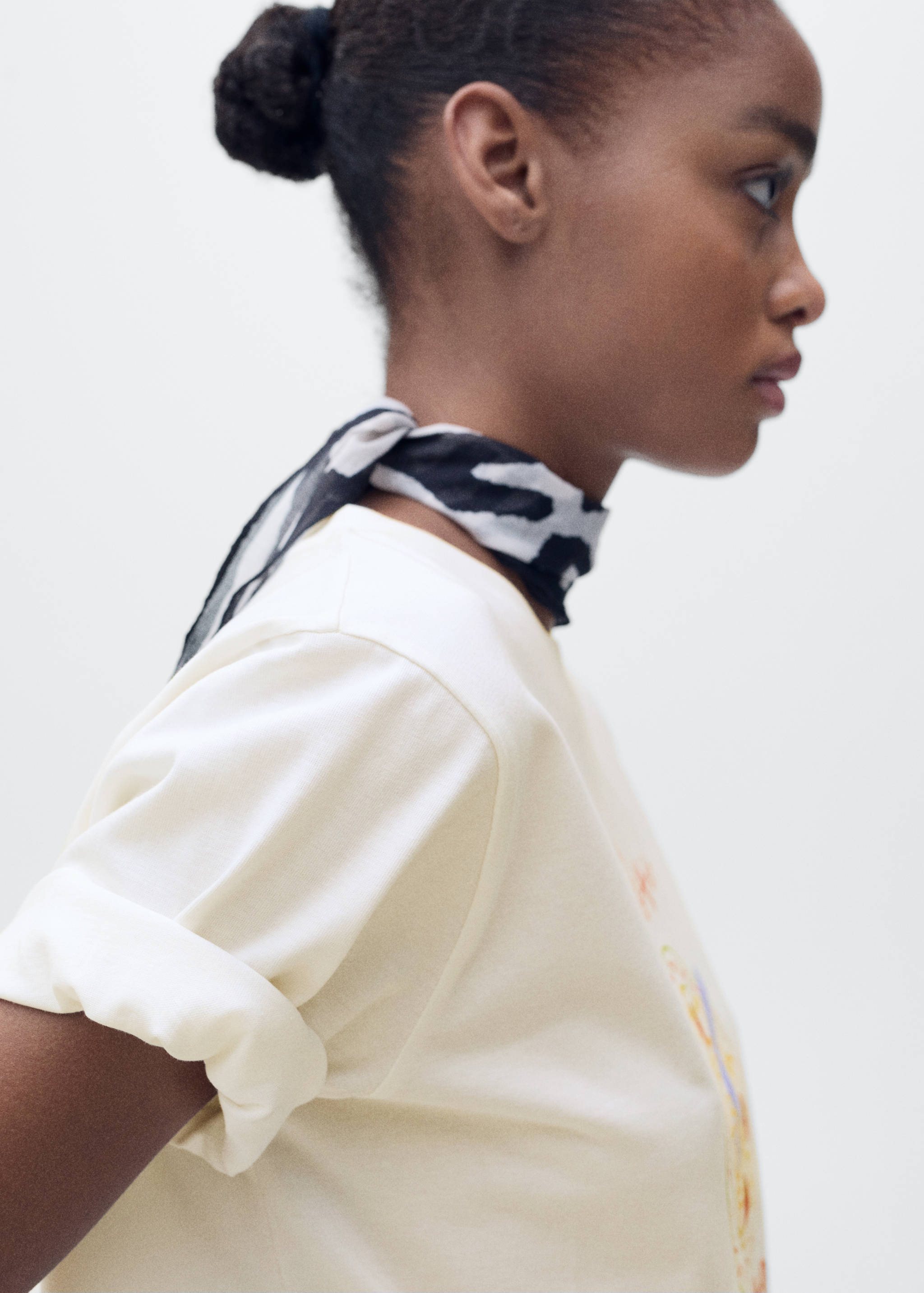 Kortärmad tryckt t-shirt - Detaljer om artikeln 1