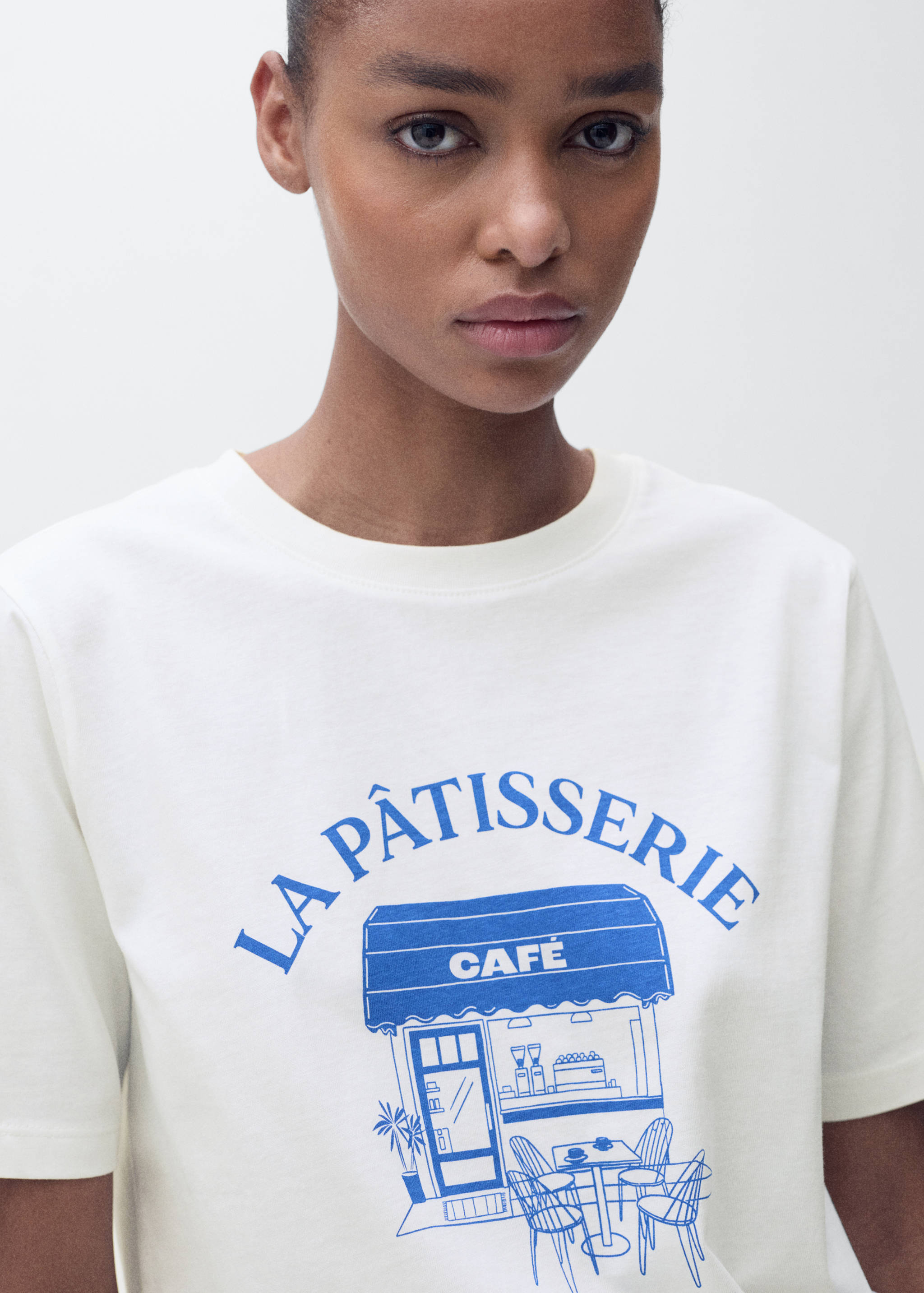 Kortärmad tryckt t-shirt - Detaljer om artikeln 1