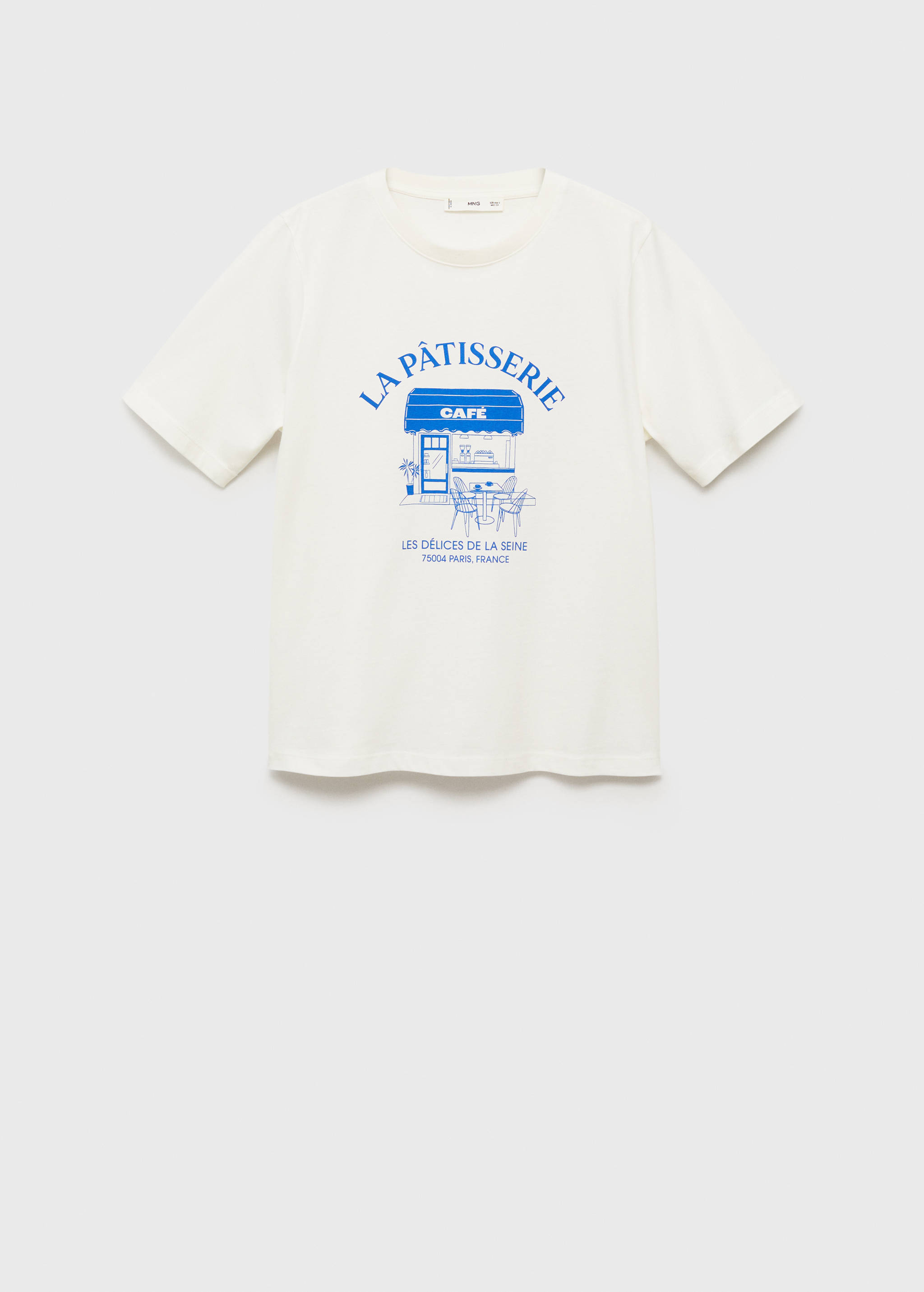 Kortärmad tryckt t-shirt - Artikel utan modell