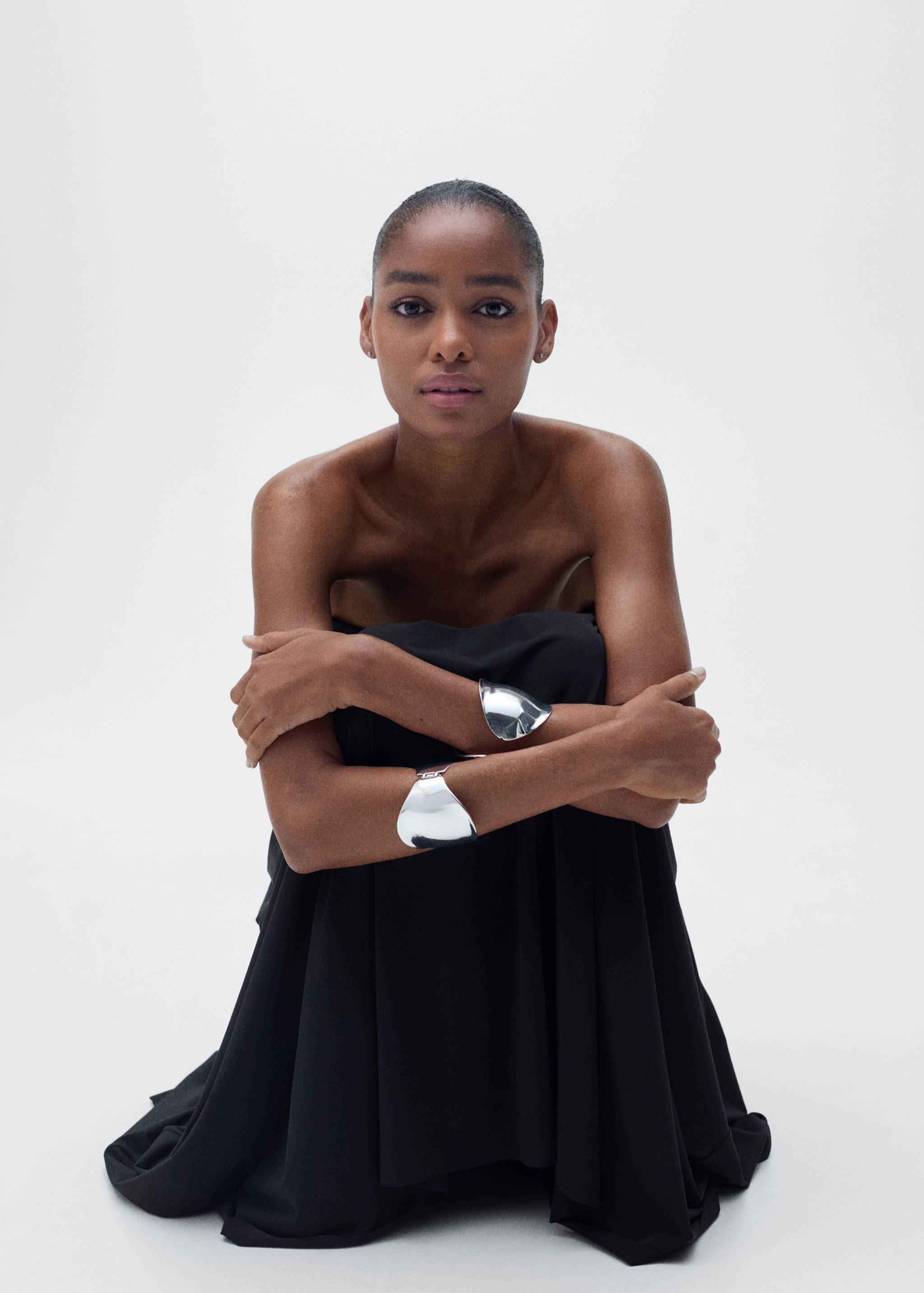 Long gathered skirt - Details of the article 2