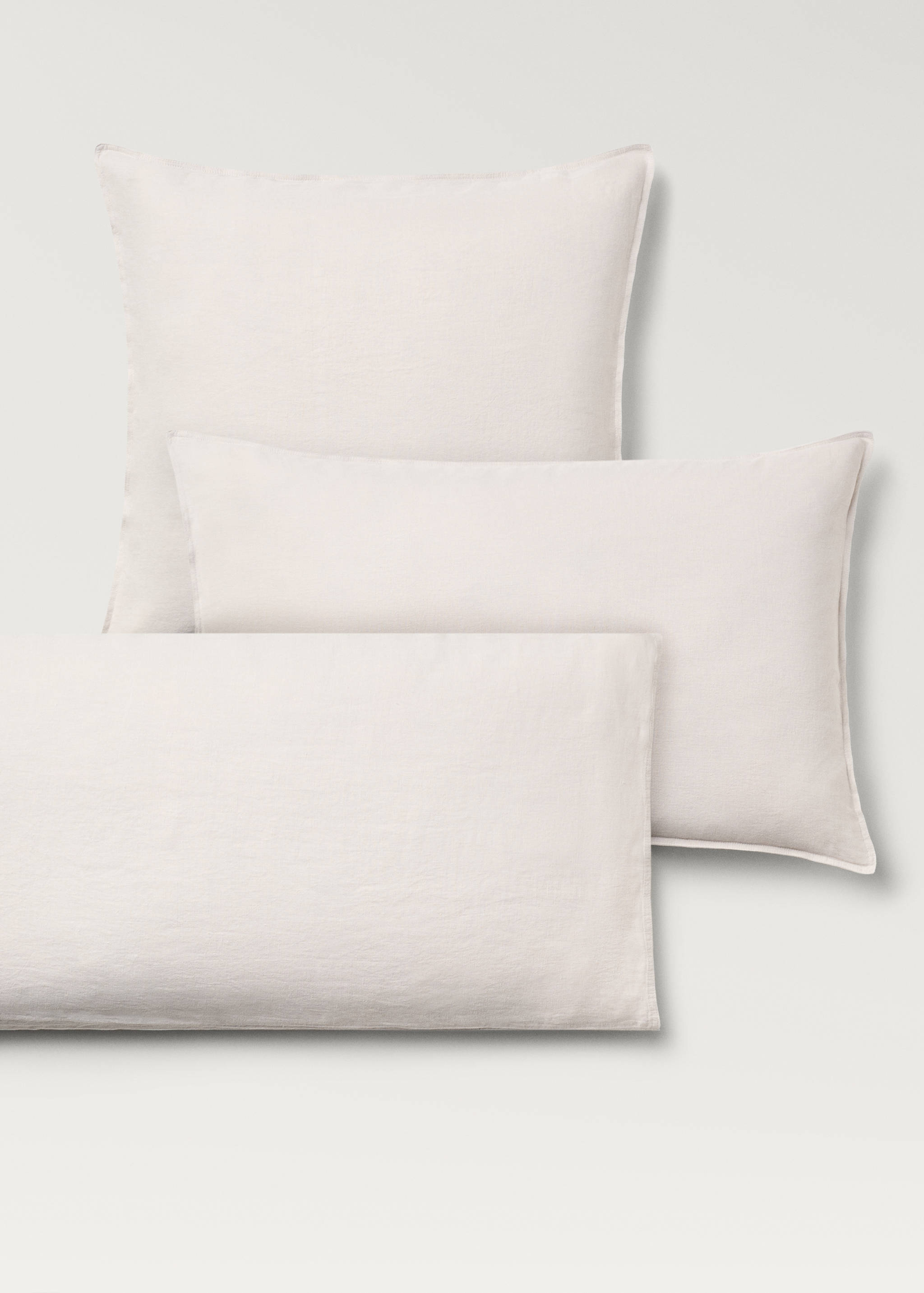 Two washed linen pillowcases 50x75 cm - Details of the article 4