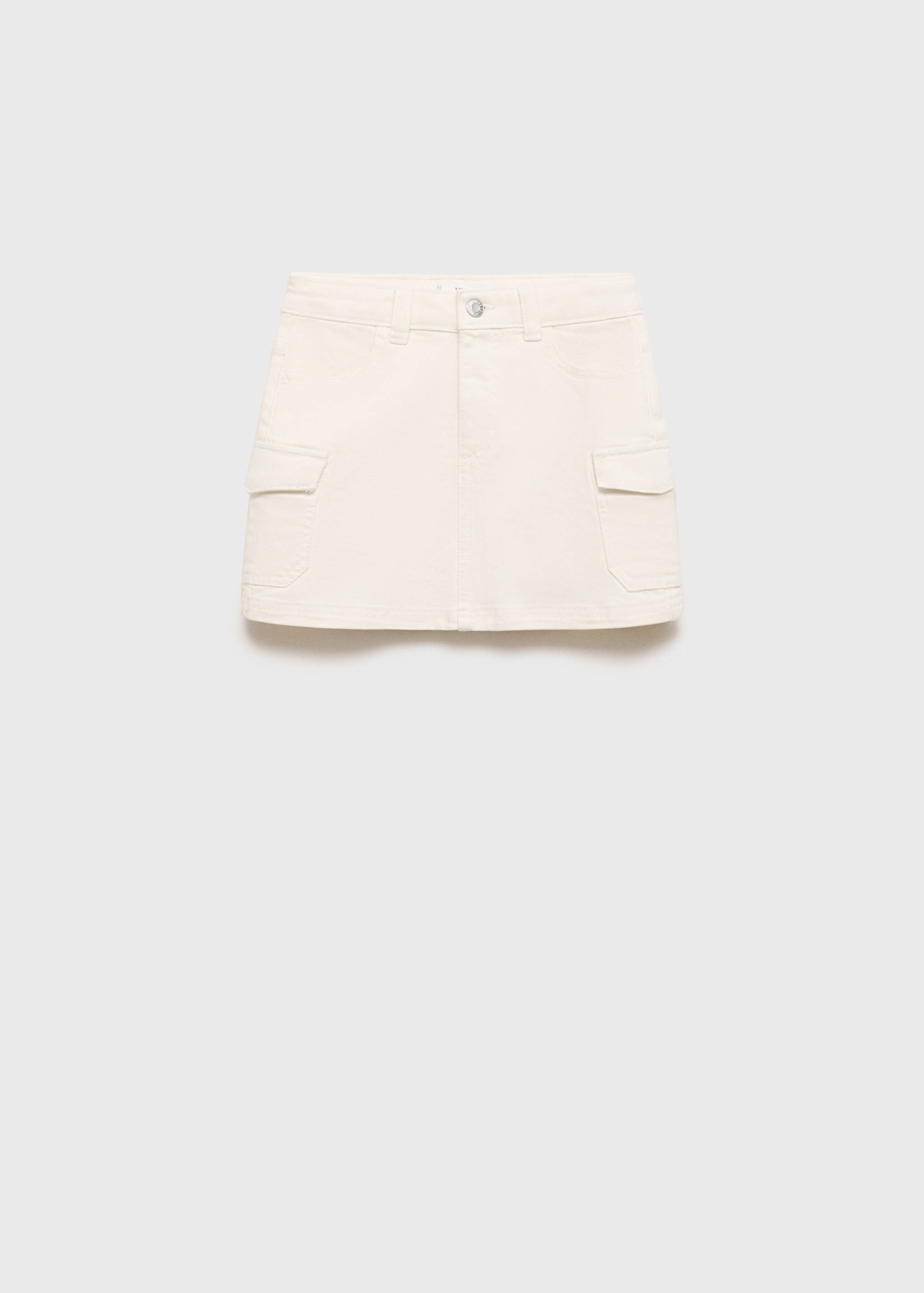 Denim cargo skirt - Article without model