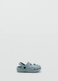 Dragon-design flip-flops — Sky Blue 1