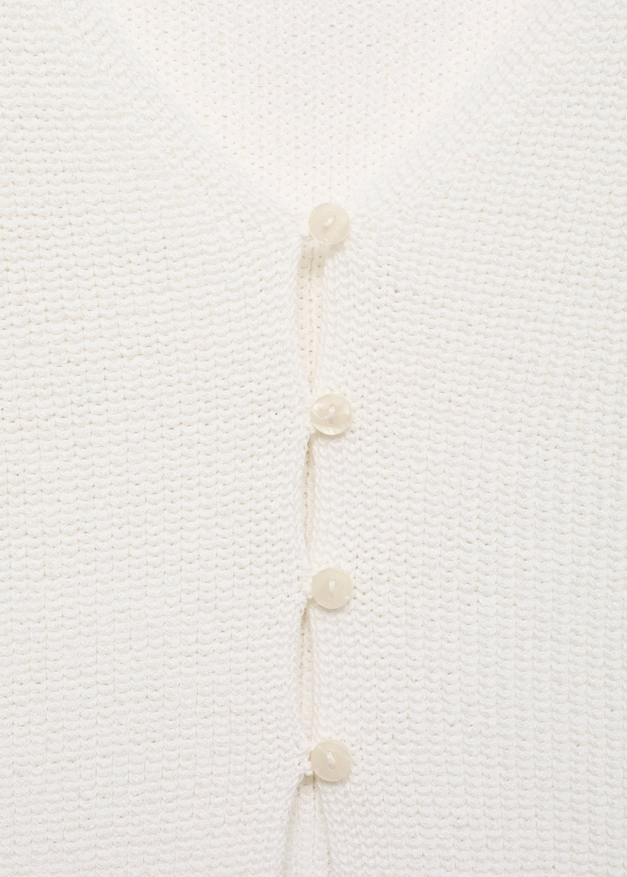 Buttoned knit top - Details of the article 8